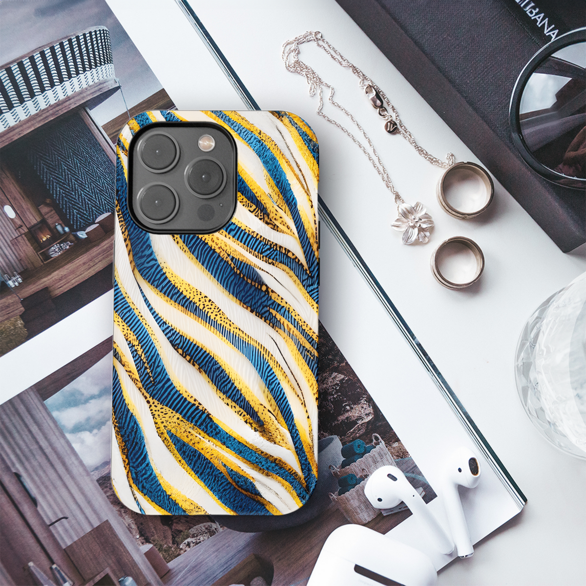 Zebra Stripe Abstract Modern Phone Case iPhone Samsung Cover Pixel 3471 - Image 3