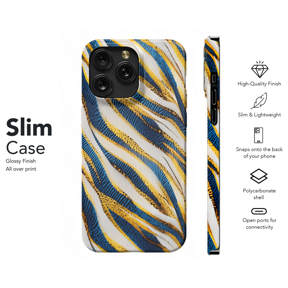 Zebra Stripe Abstract Modern Phone Case iPhone Samsung Cover Pixel 3471 - Image 7