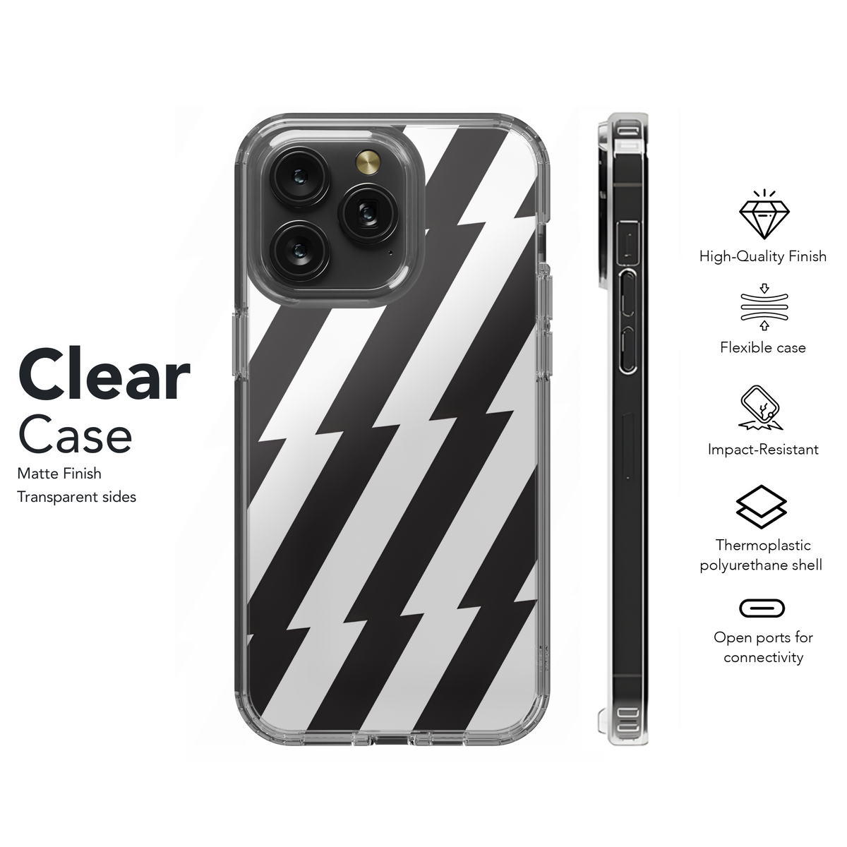 Zigzag Lines Phone Case iPhone Samsung Cover Pixel 3660 - Image 8