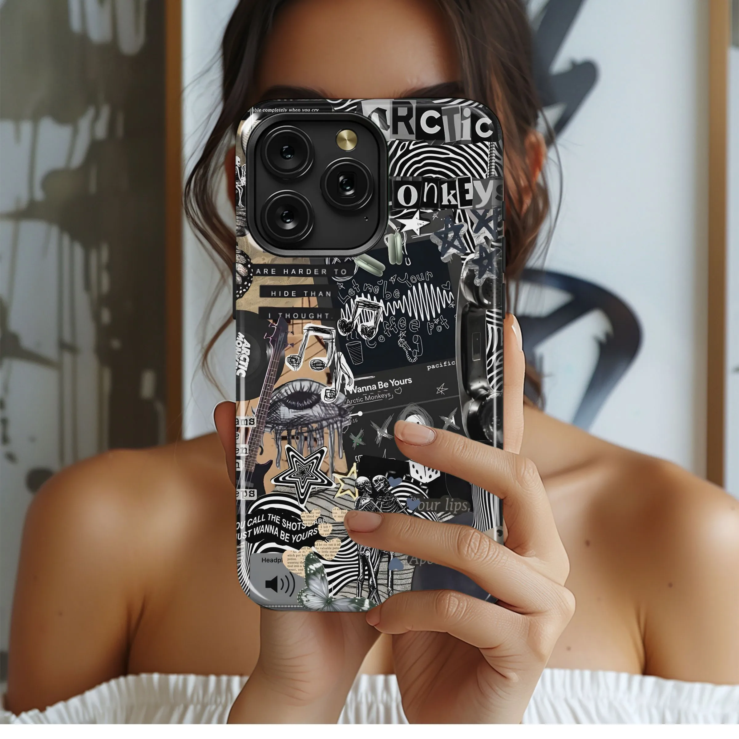 Arctic Monkeys Inspired Collage Phone Case iPhone Samsung Cover Pixel 4806