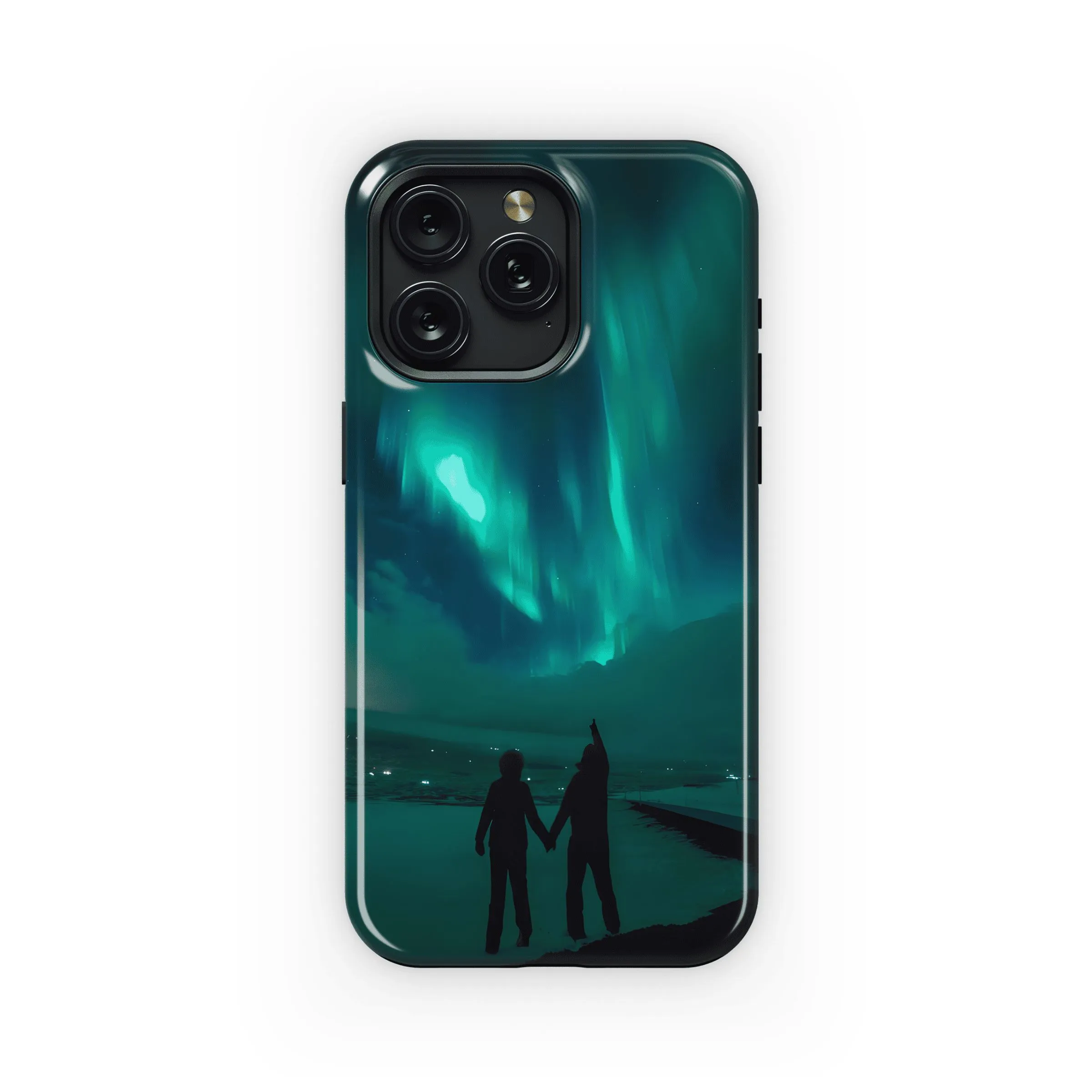 Aurora Borealis Lovers
 Phone Case iPhone Samsung Cover Pixel 4633