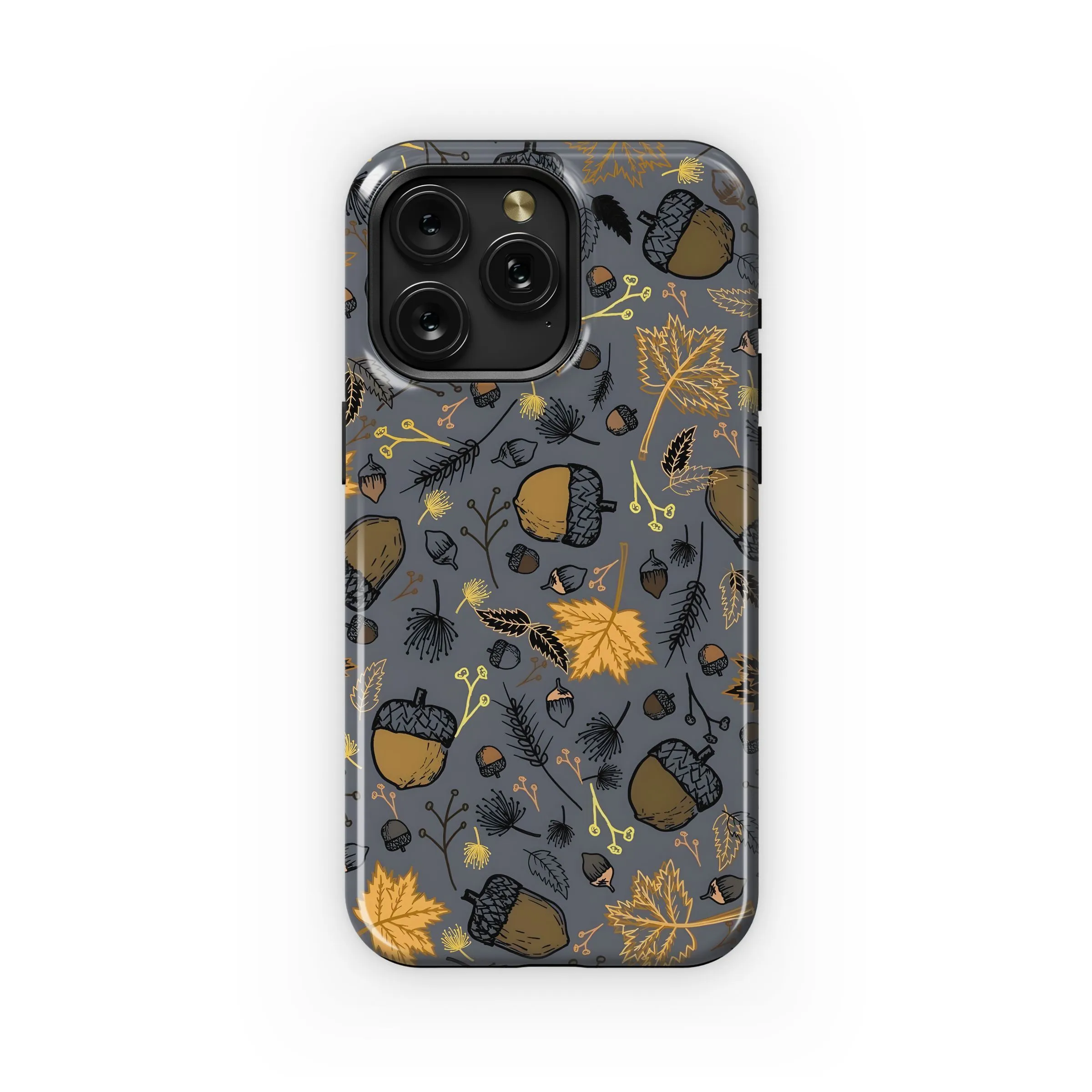 Autumn Leaves and Acorns Phone Case iPhone Samsung Cover Pixel 5418