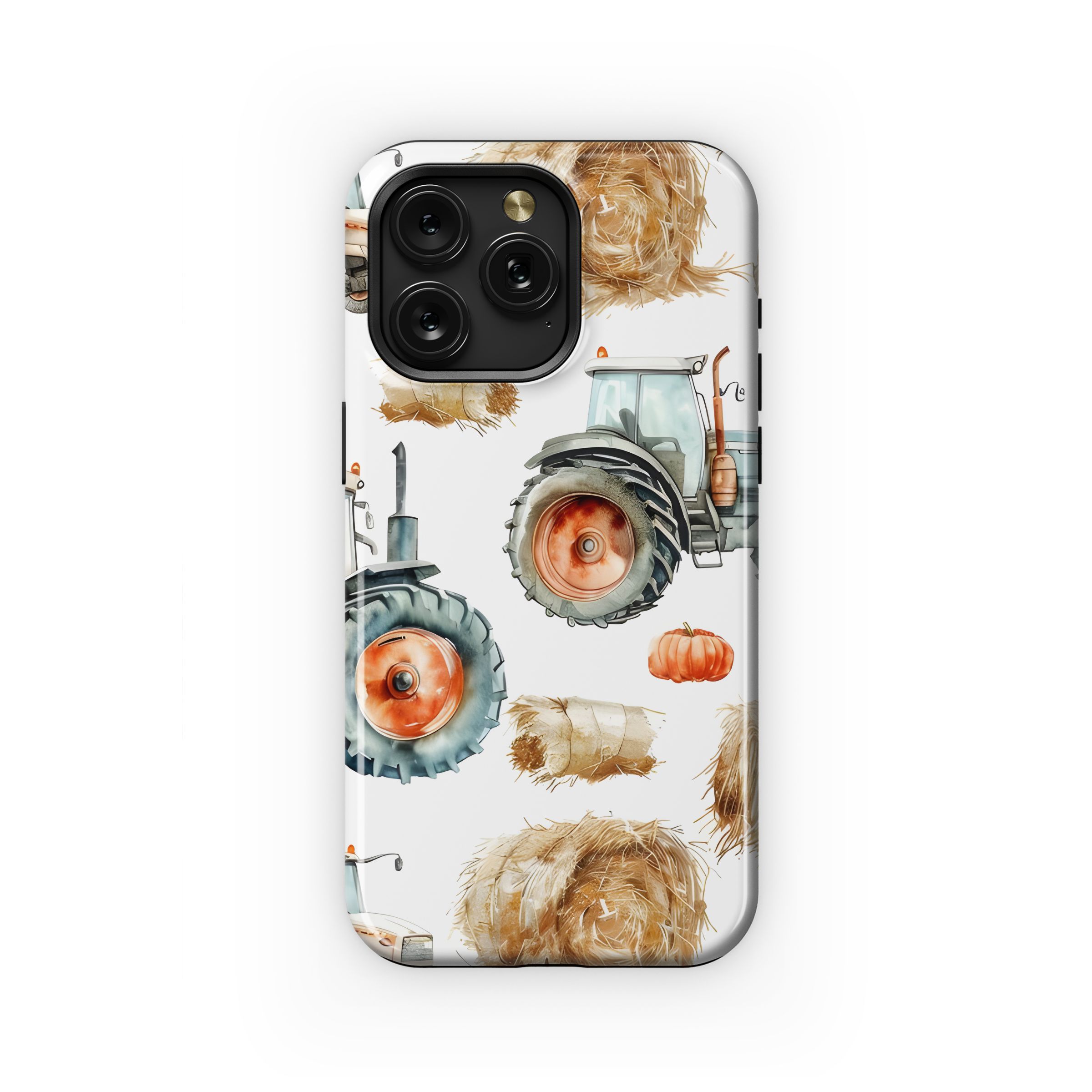 Autumn Tractors & Pumpkins Print
 Phone Case iPhone Samsung Cover Pixel 5164