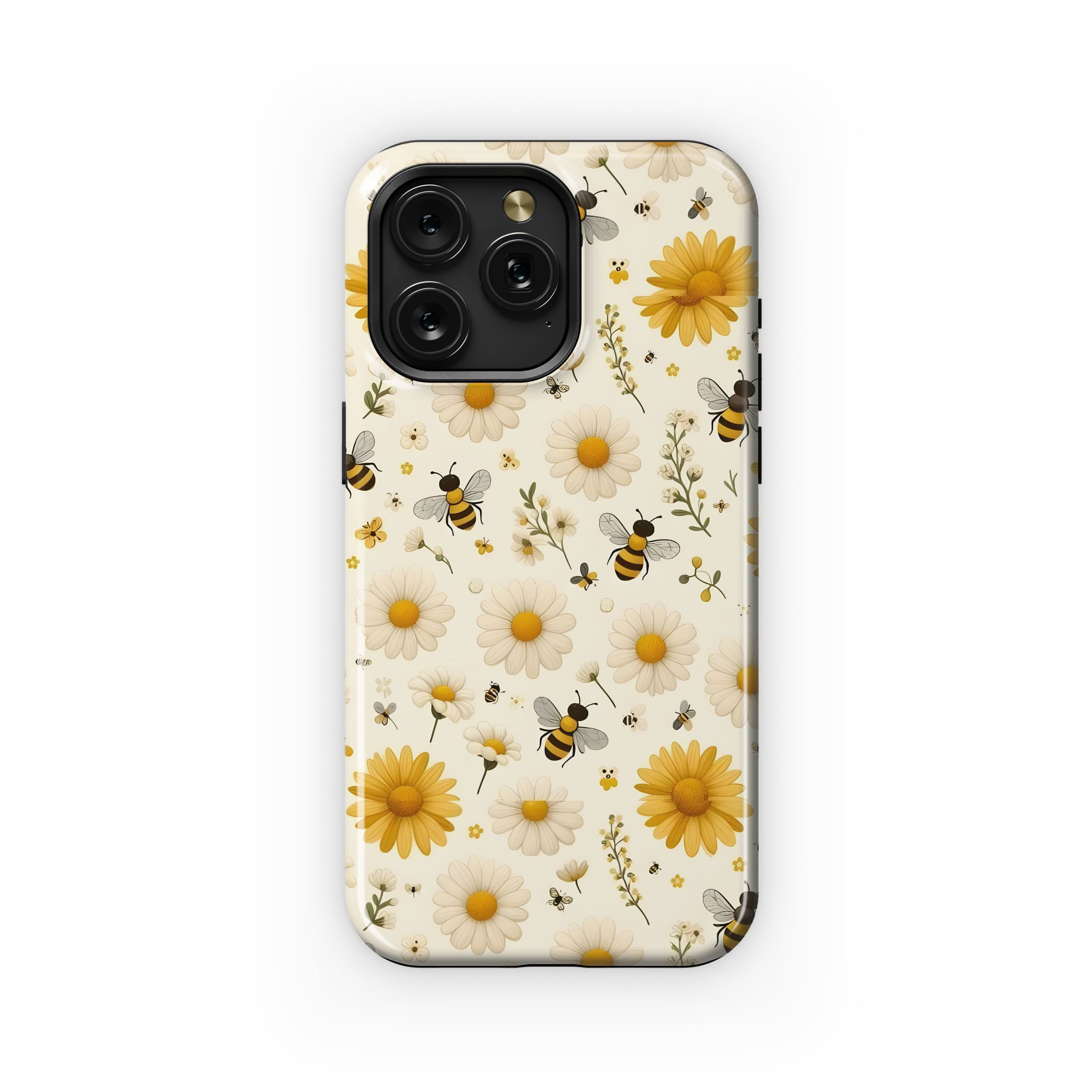 Bees and Blooms Design Phone Case iPhone Samsung Cover Pixel 4904