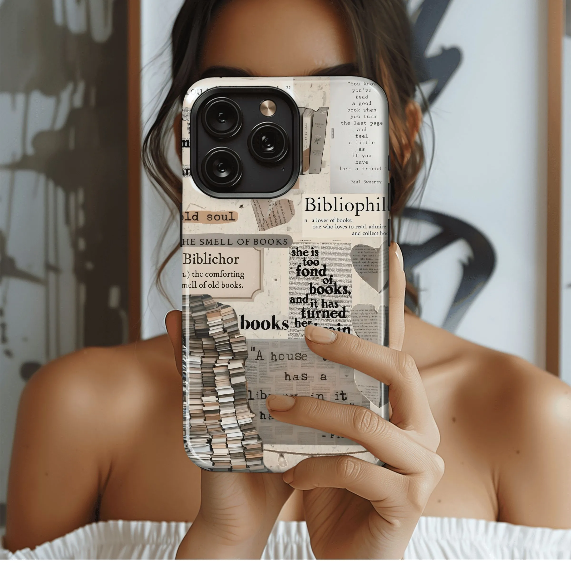 Bibliophile's Soul
 Phone Case iPhone Samsung Cover Pixel 4619