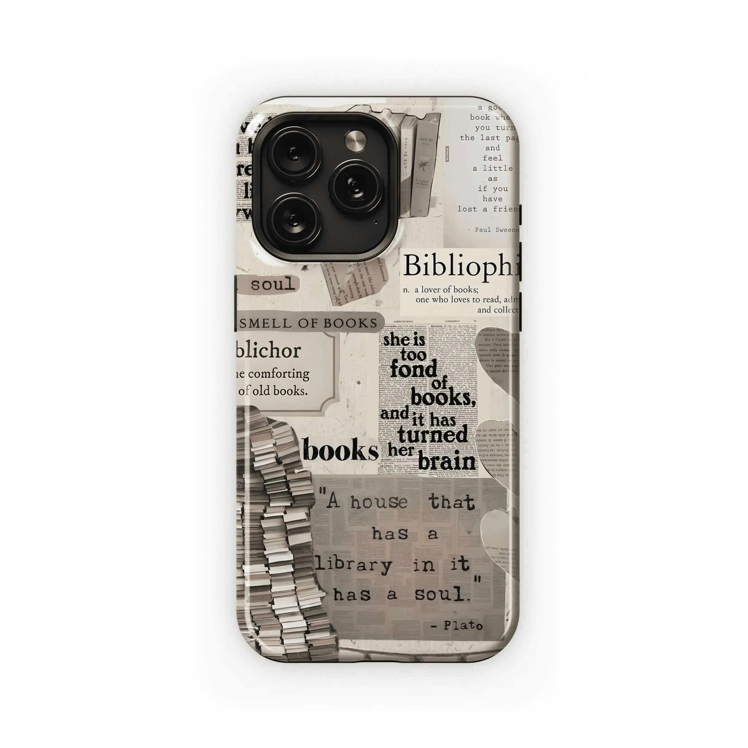 Bibliophile's Soul
 Phone Case iPhone Samsung Cover Pixel 4619