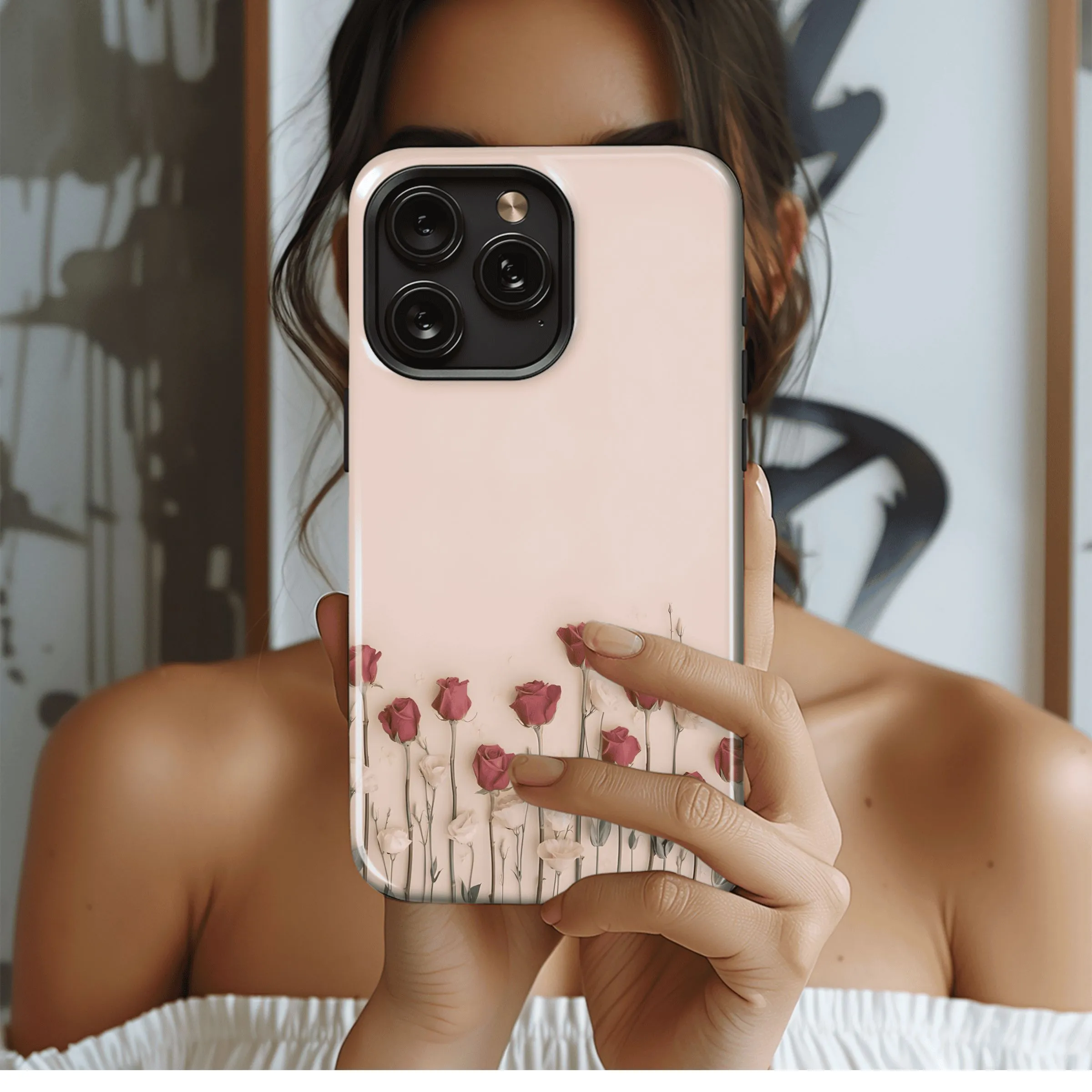 Blush Rose Garden
 Phone Case iPhone Samsung Cover Pixel 4643