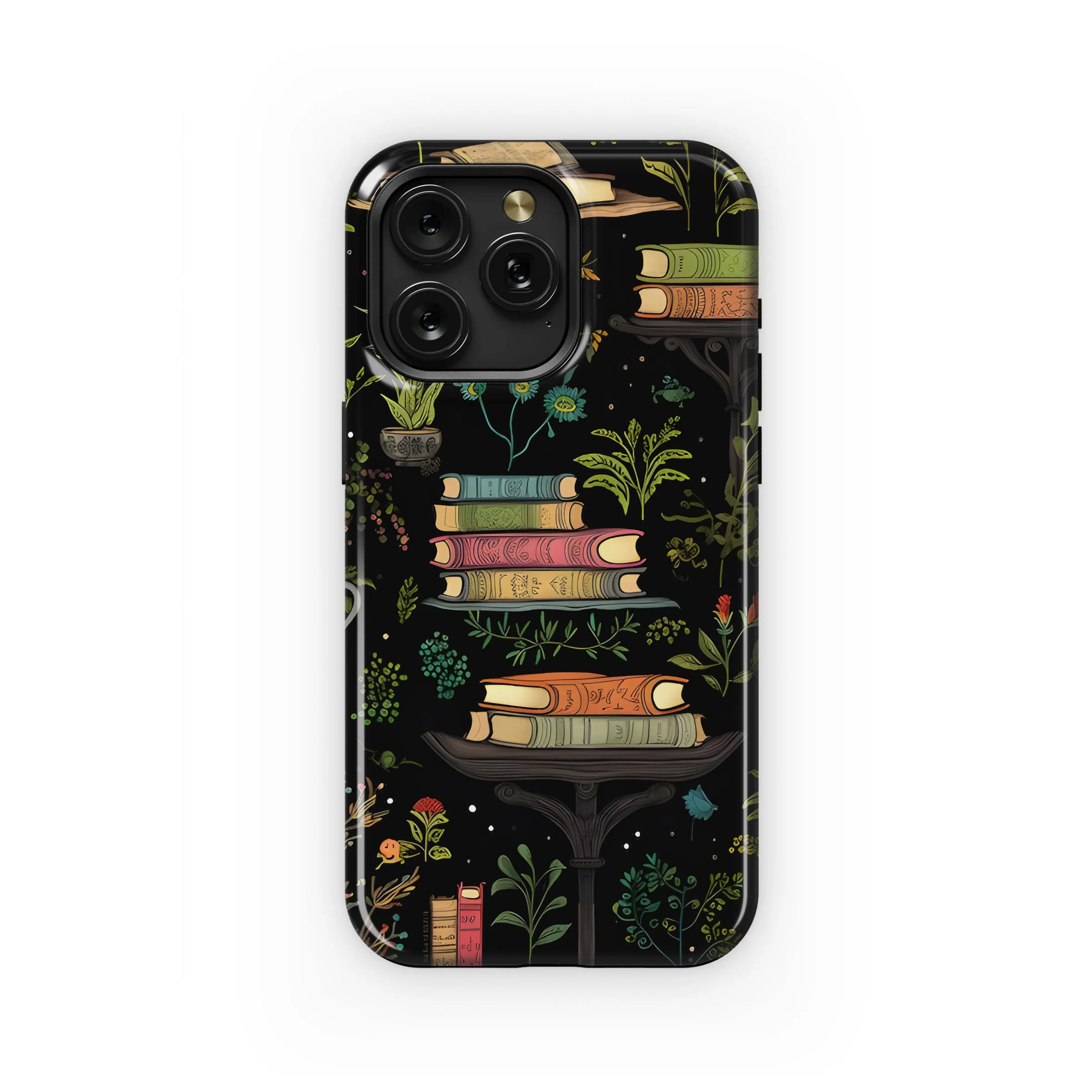 Botanical Bookshelf Phone Case iPhone Samsung Cover Pixel 5117