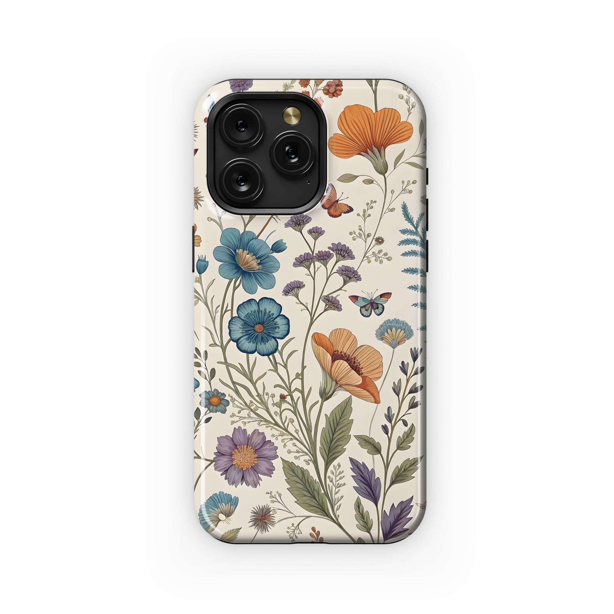 Botanical Butterflies Delight Phone Case iPhone Samsung Cover Pixel 4899