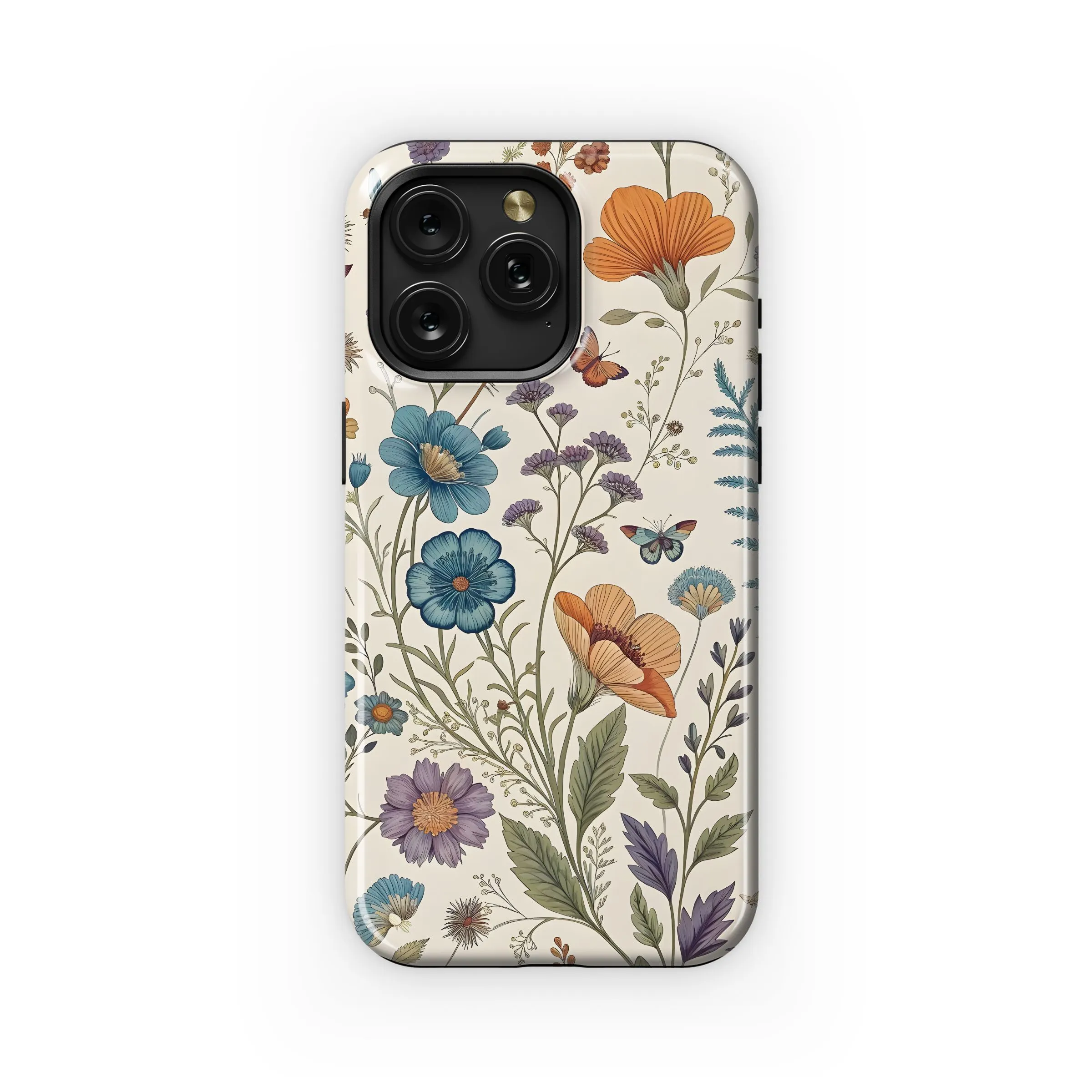 Botanical Butterflies Delight Phone Case iPhone Samsung Cover Pixel 4899
