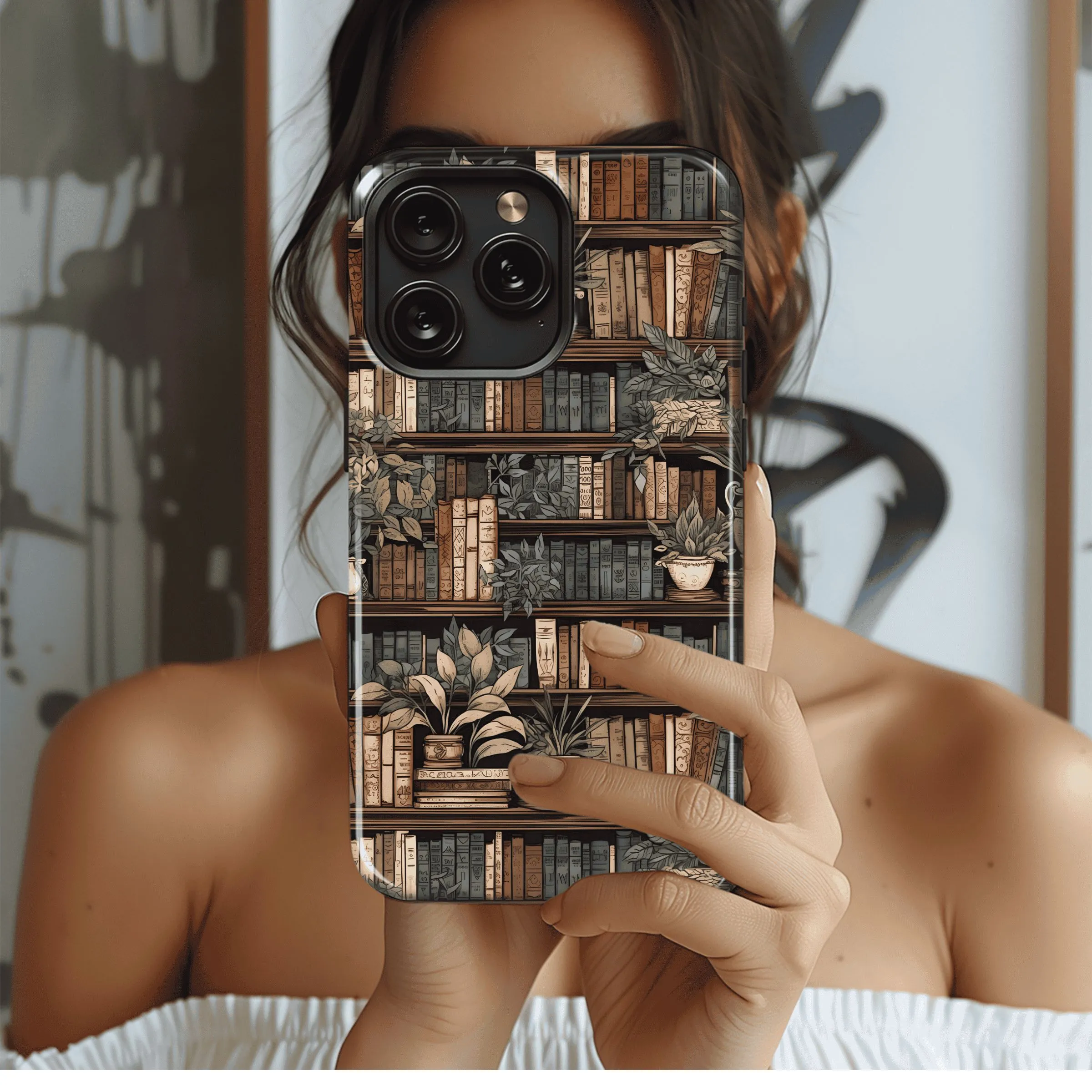 Botanical Library
 Phone Case iPhone Samsung Cover Pixel 4482