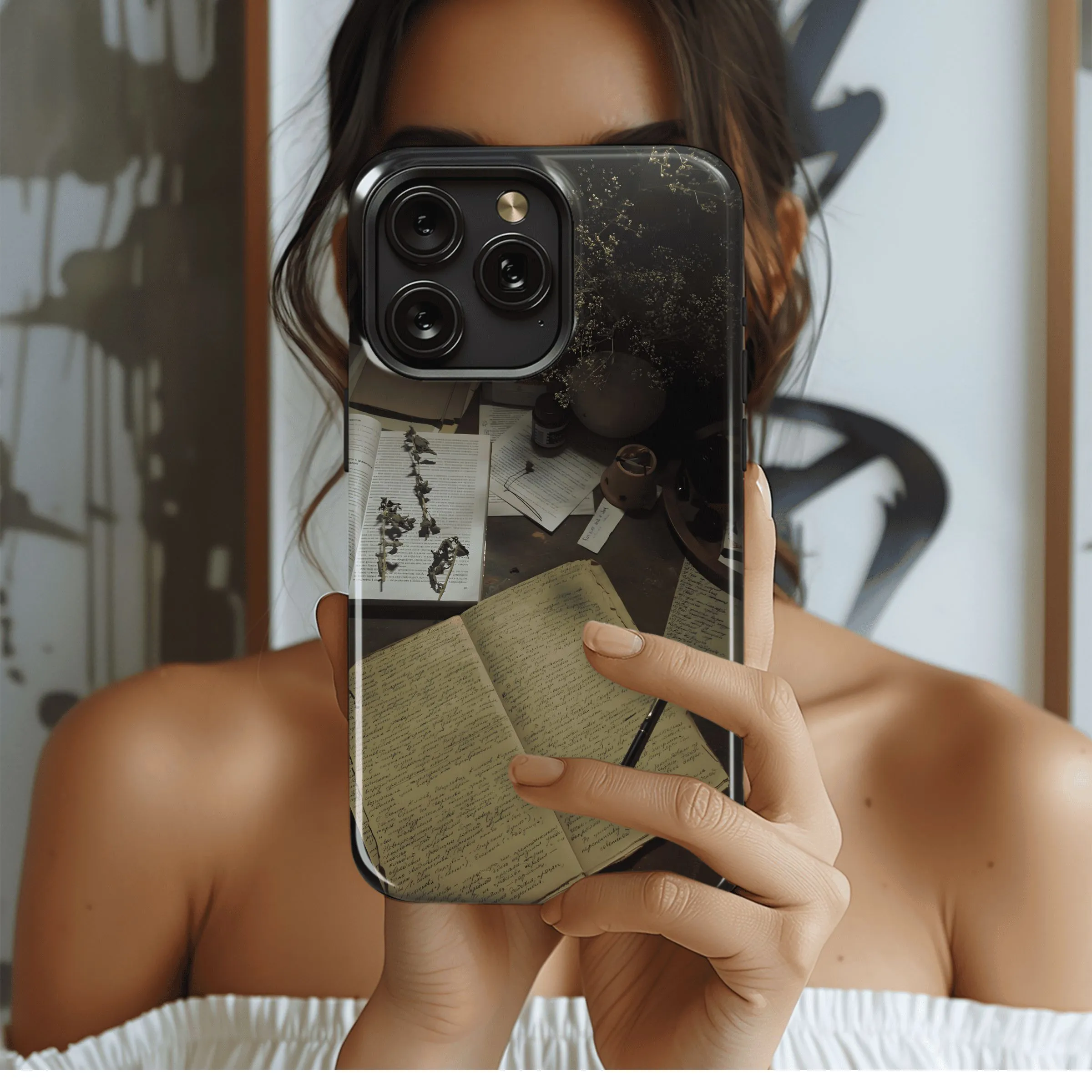 Botanical Writer's Desk
 Phone Case iPhone Samsung Cover Pixel 4657