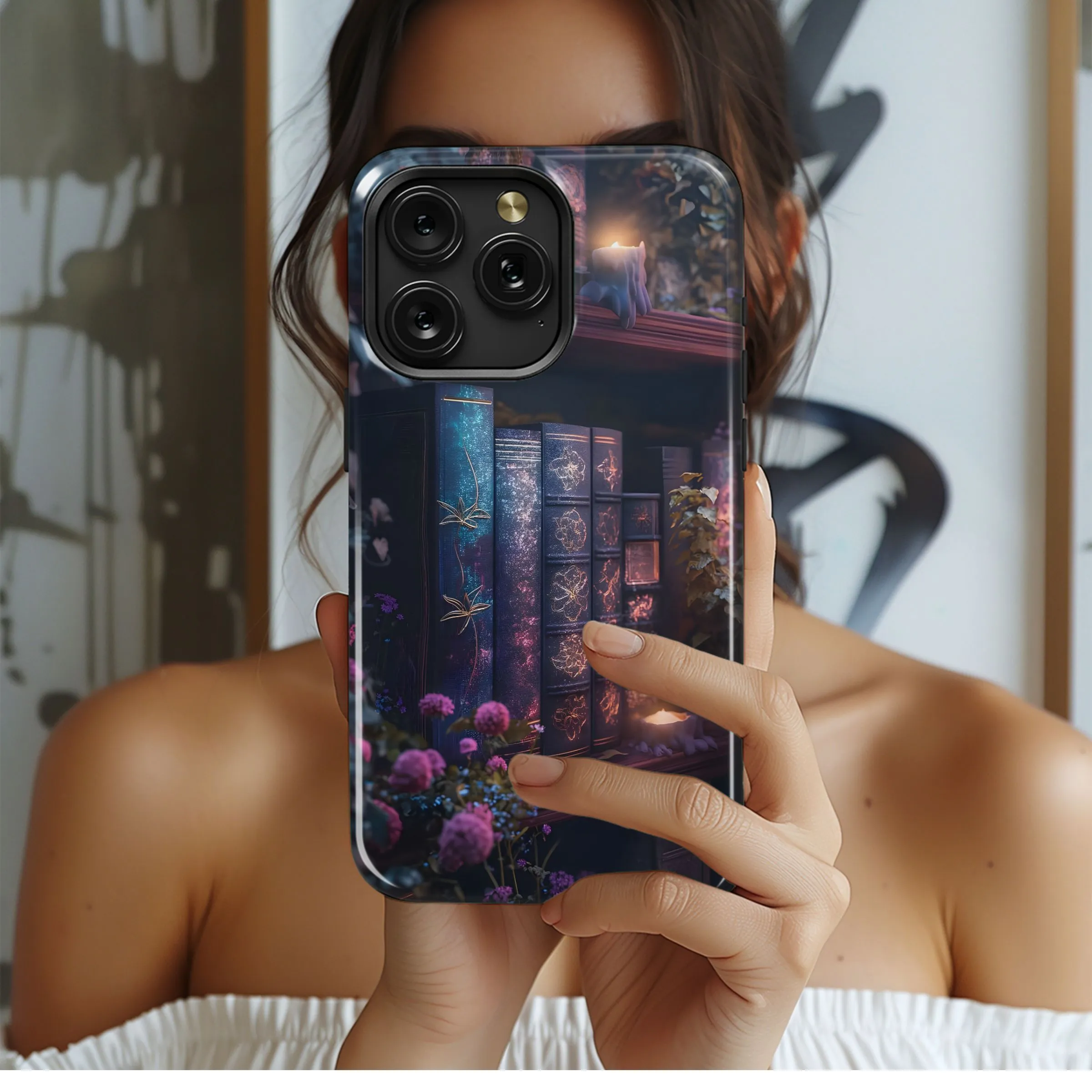 Celestial Book Covers Phone Case iPhone Samsung Cover Pixel 5466