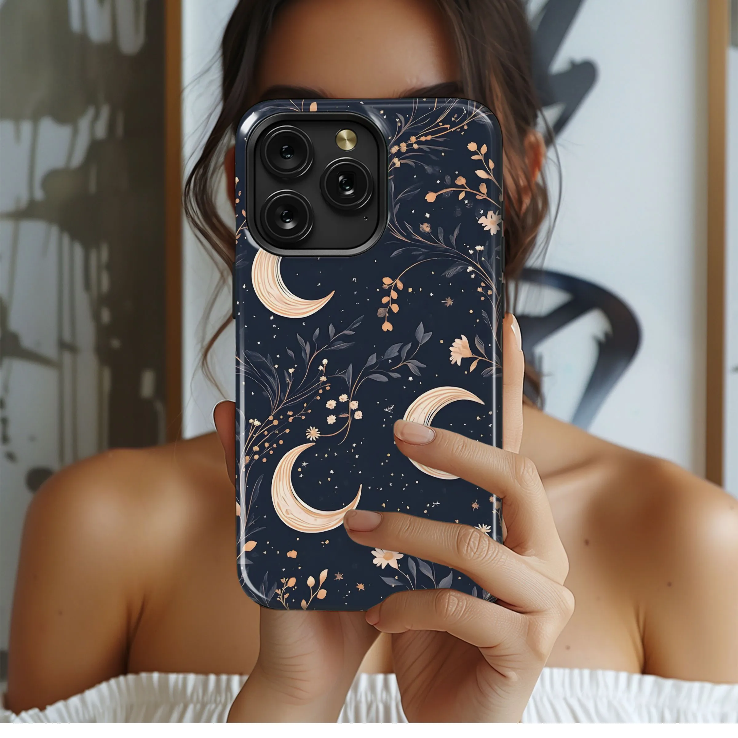 Celestial Floral Dreamscape Phone Case iPhone Samsung Cover Pixel 5111