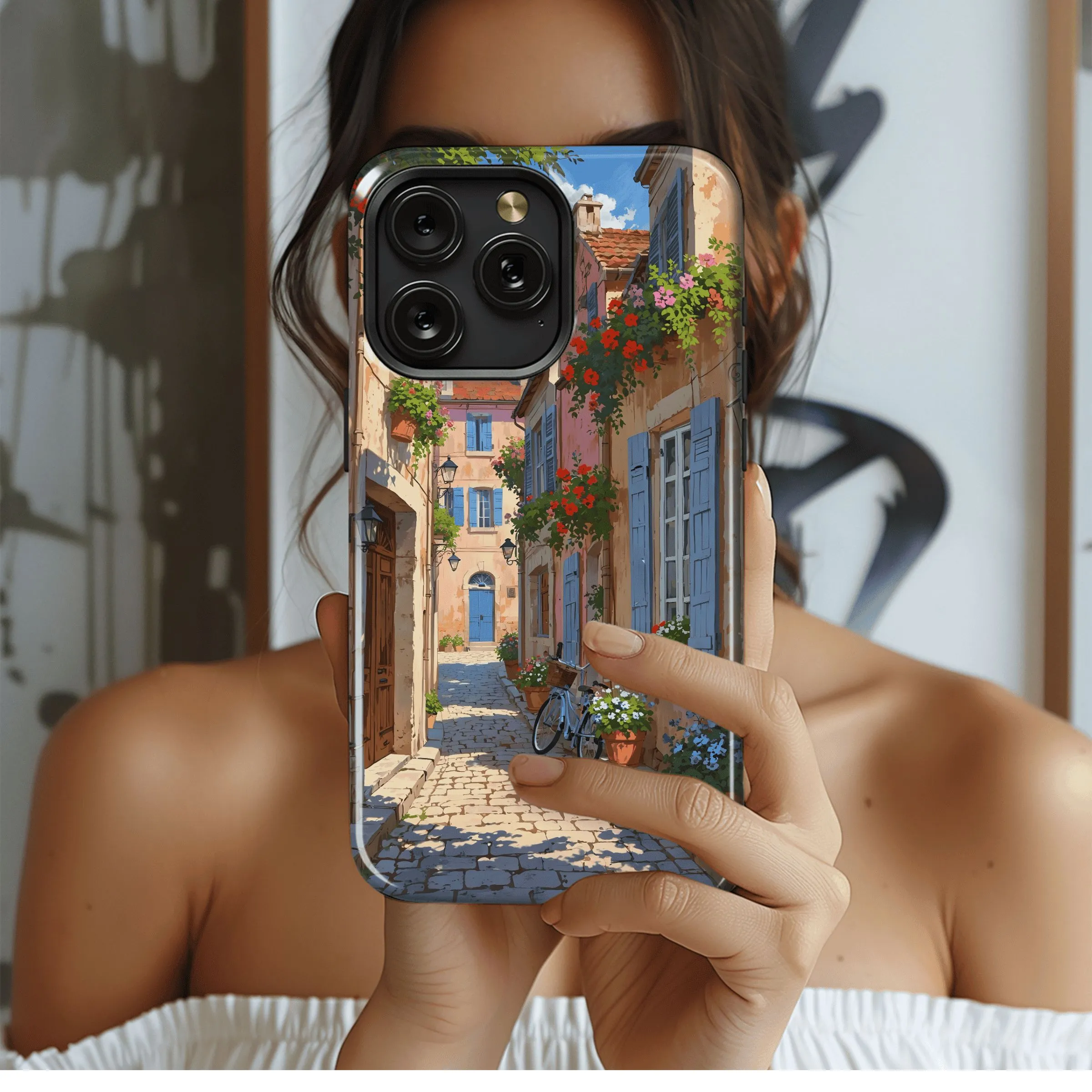 Charming Cobblestone Lane
 Phone Case iPhone Samsung Cover Pixel 4499