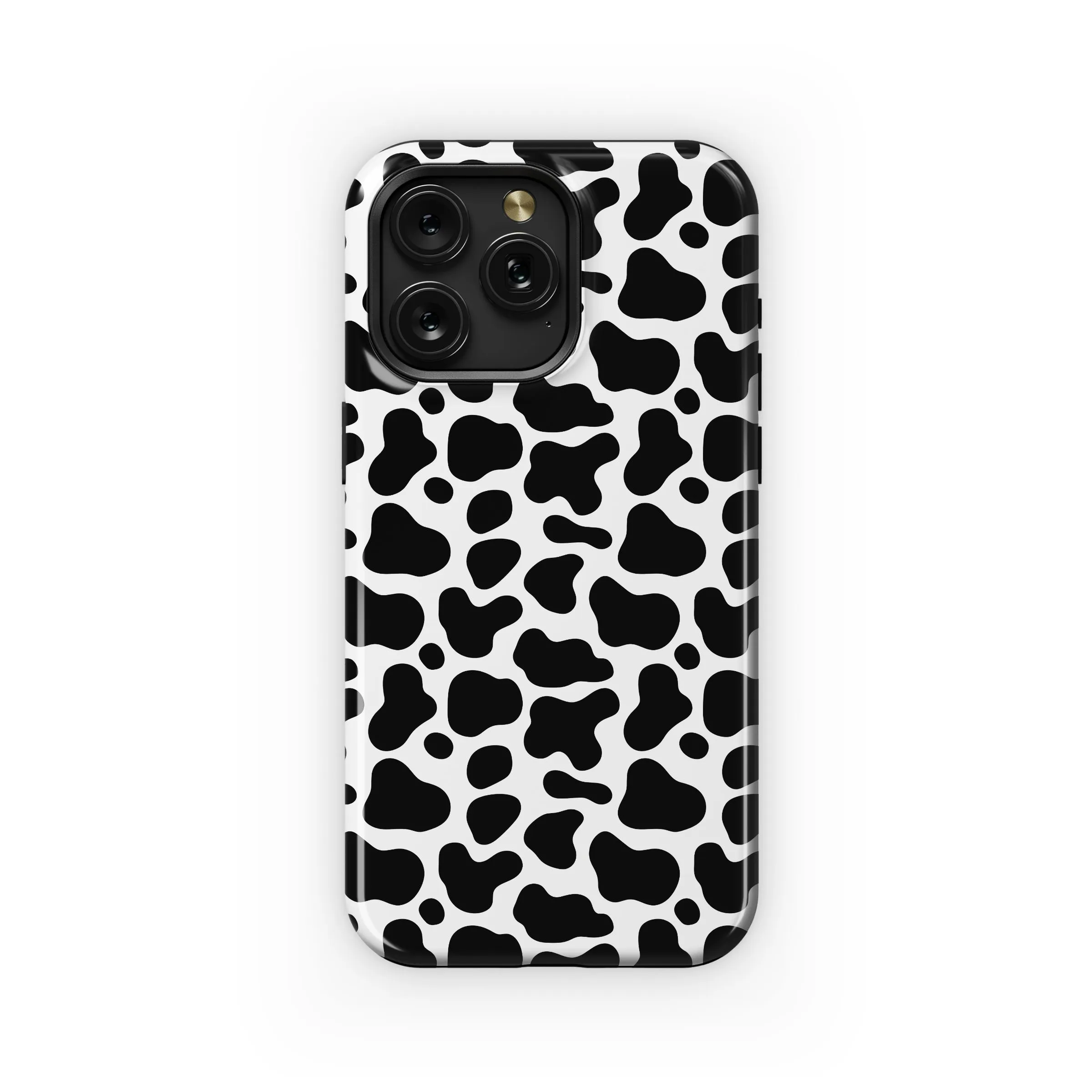 Classic Black White Cow Spots Phone Case iPhone Samsung Cover Pixel 5366