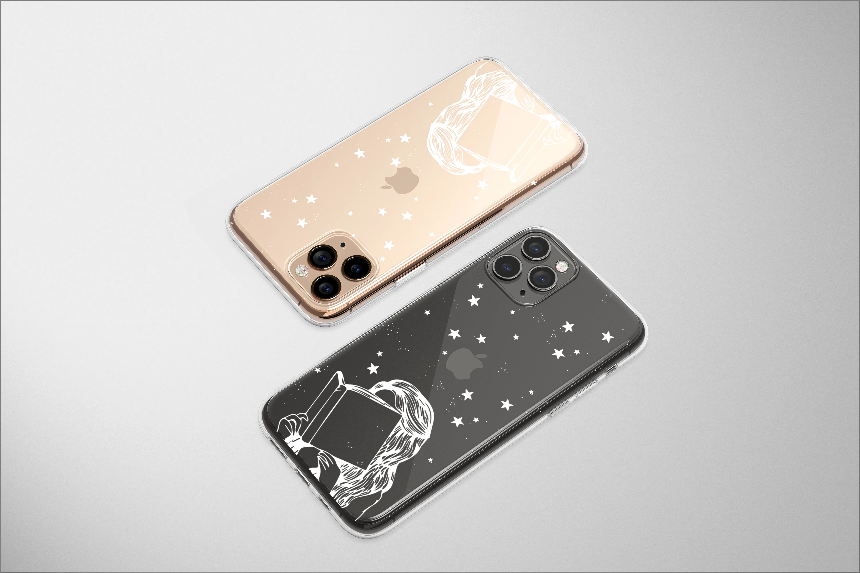 Clear A Story Written in the Stars Phone Case iPhone Samsung Cover Pixel 6725