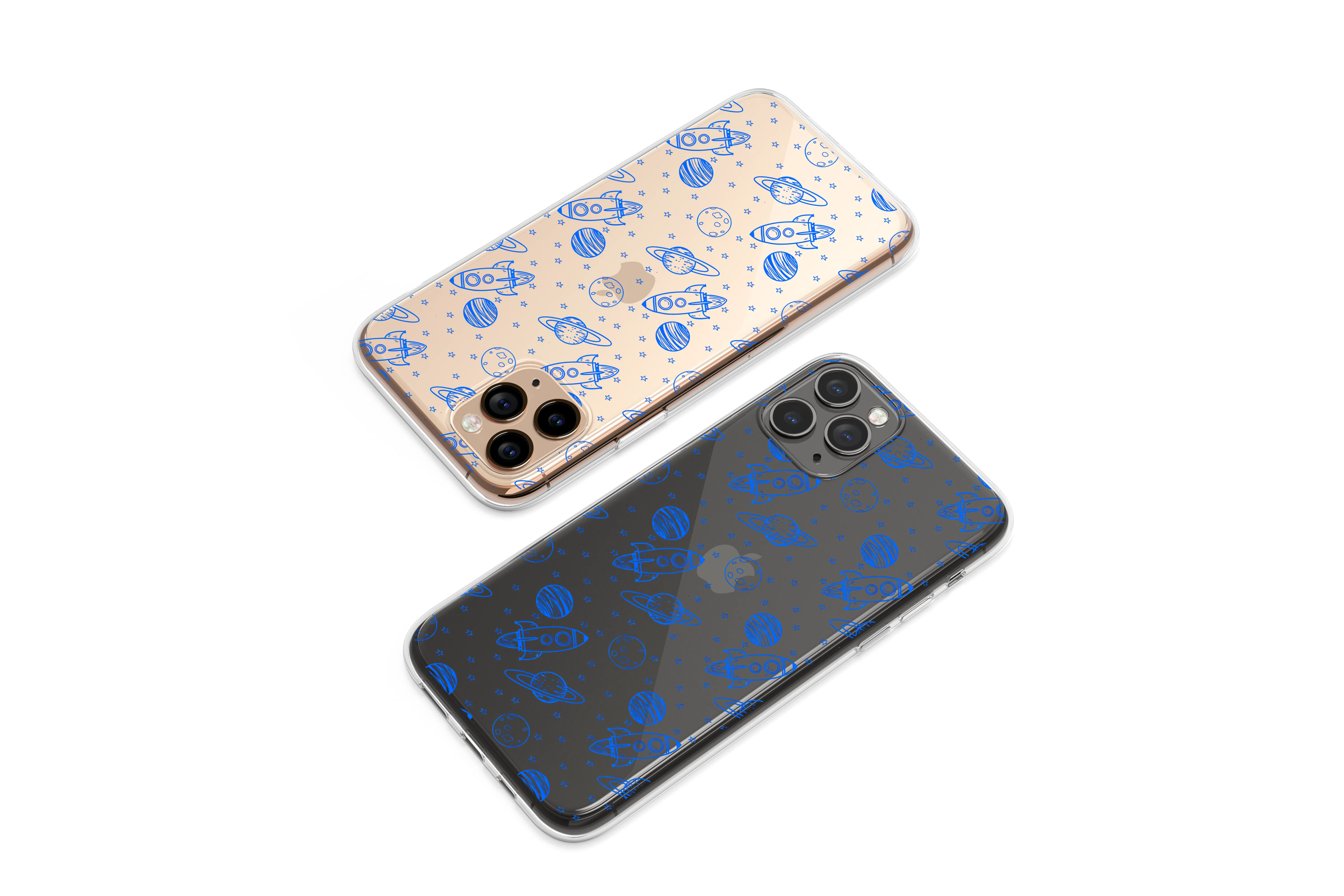 Clear Blueprint for a Cosmic Journey Phone Case iPhone Samsung Cover Pixel 6315