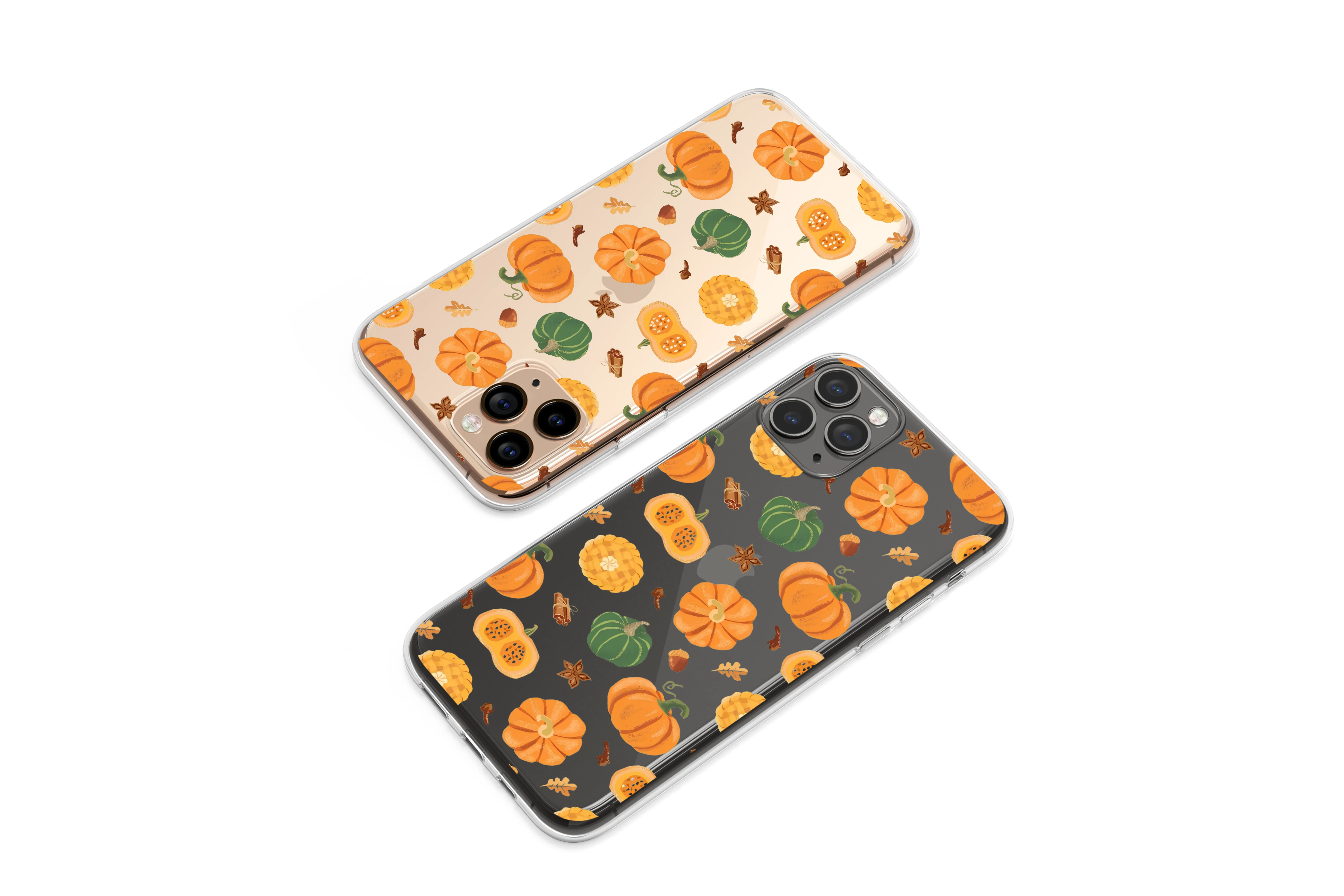 Clear Harvest Spice & Everything Nice Phone Case iPhone Samsung Cover Pixel 7503