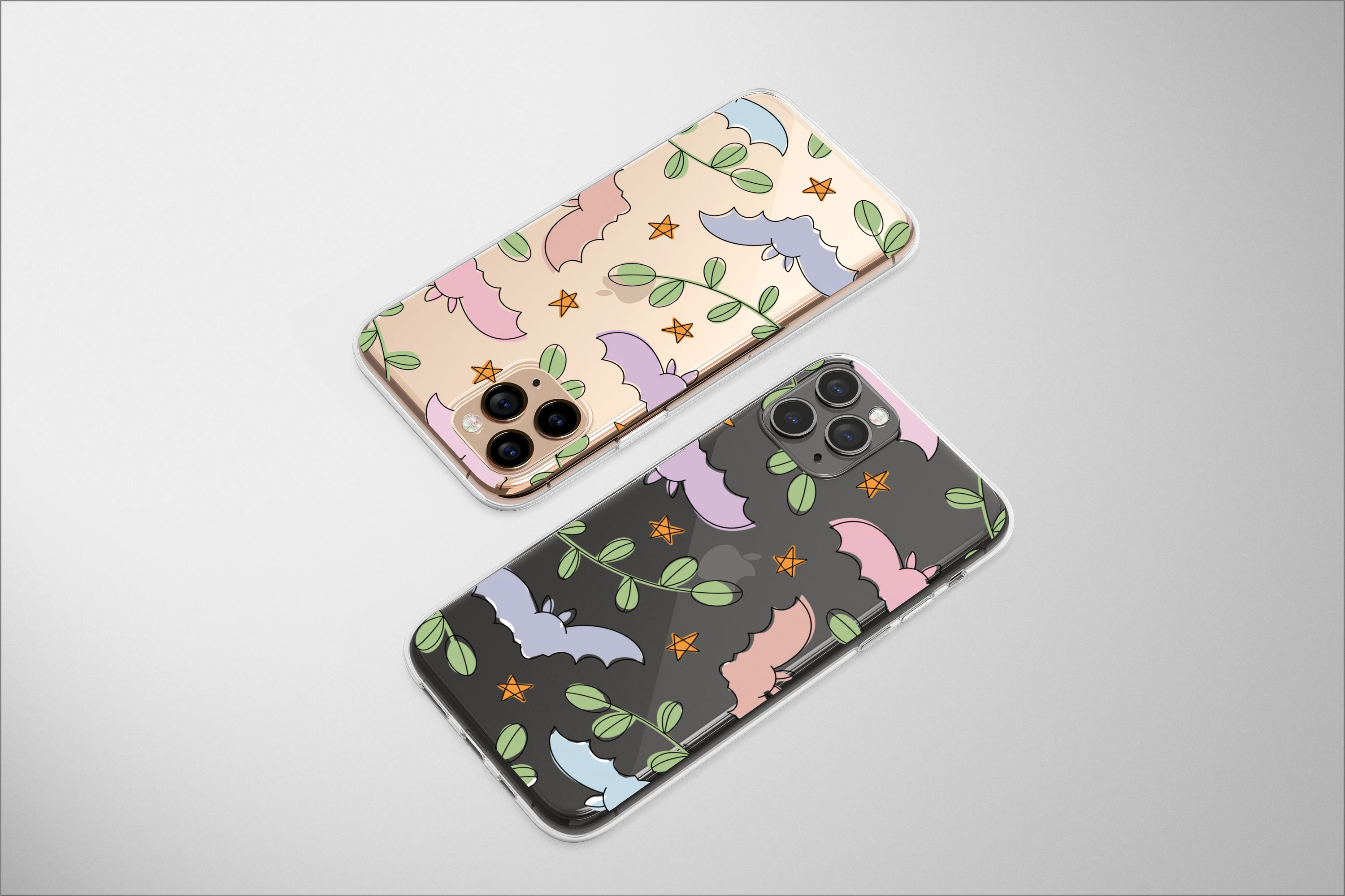 Clear Pastel Wings in the Starry Vines Phone Case iPhone Samsung Cover Pixel 6713