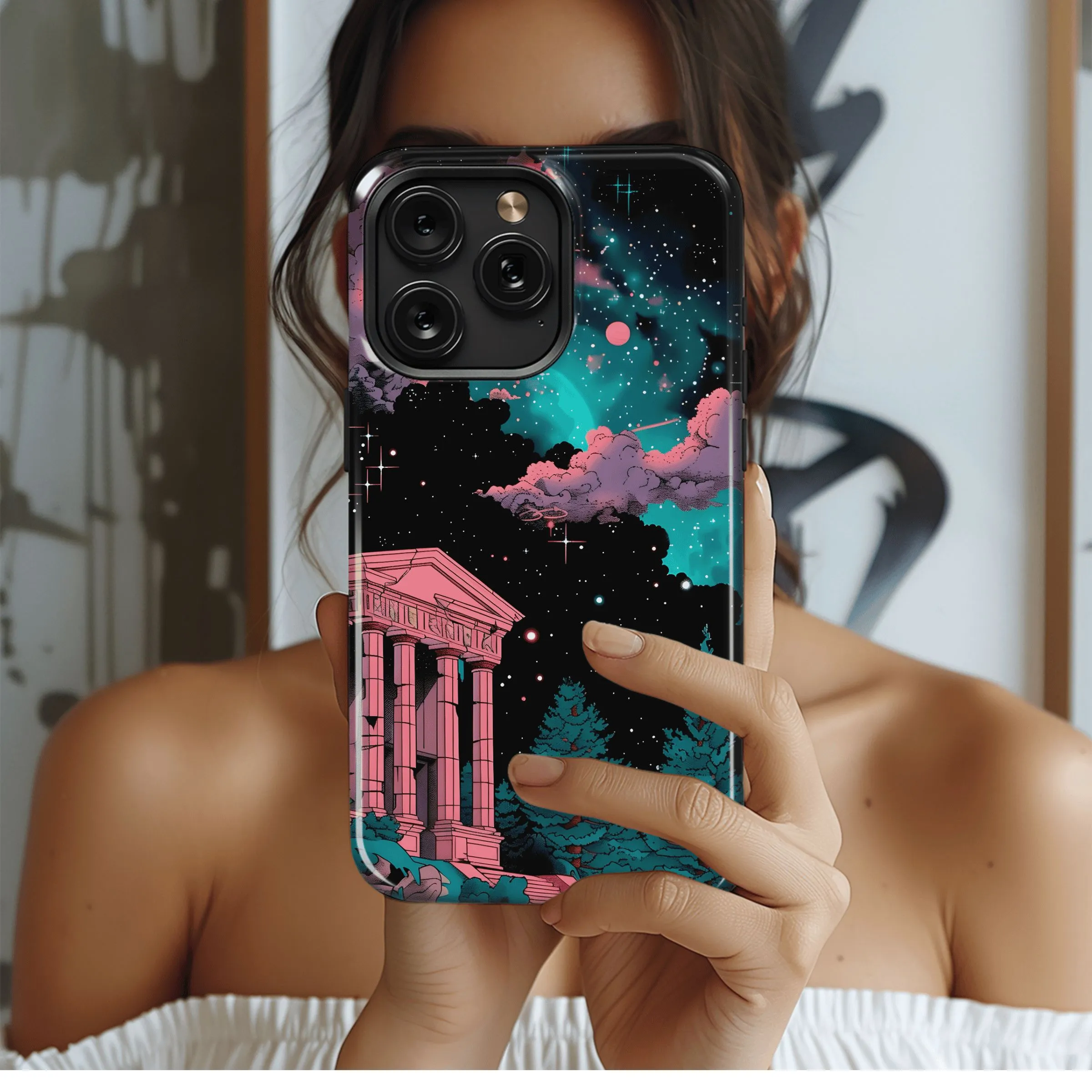 Cosmic Temple Ruins
 Phone Case iPhone Samsung Cover Pixel 4585