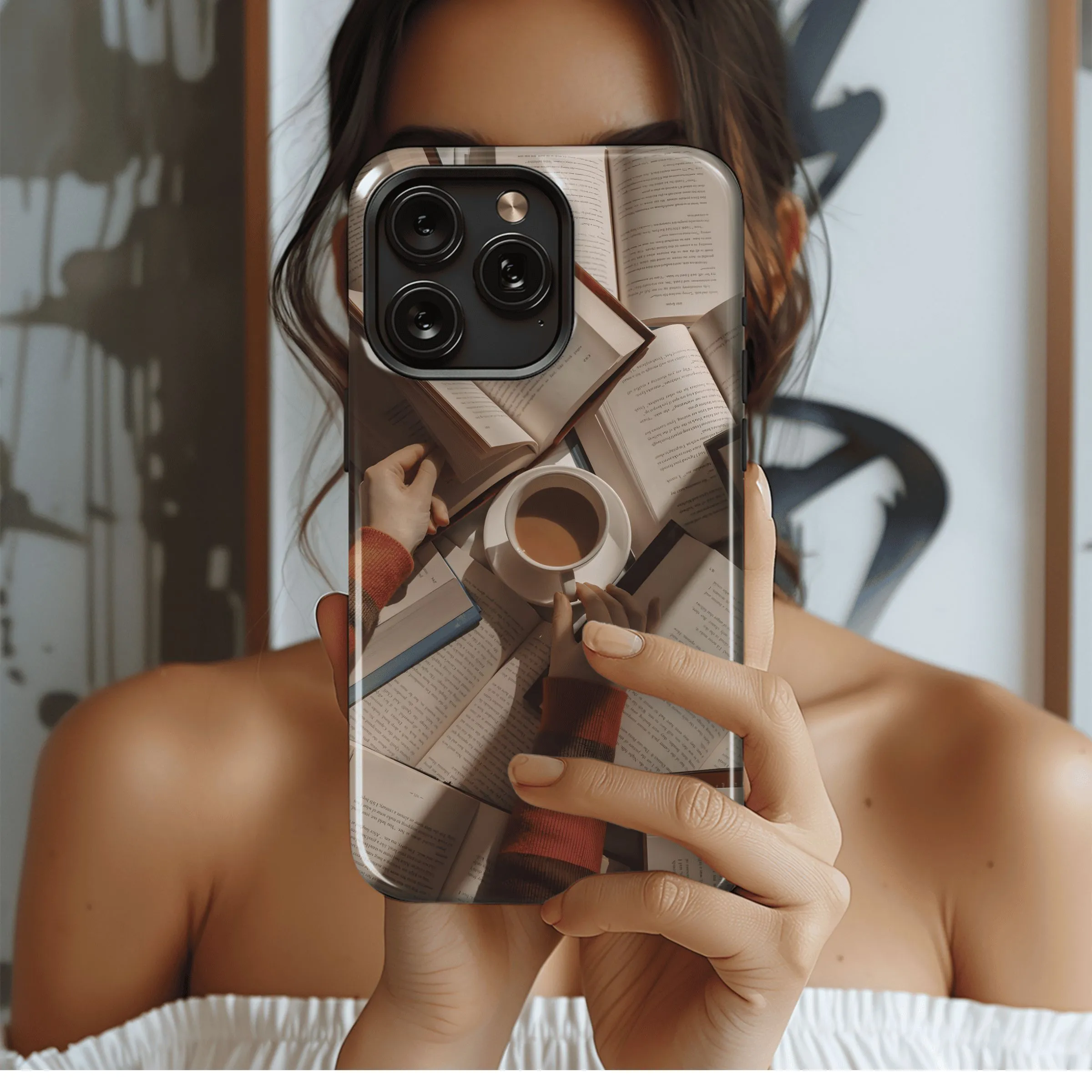 Cozy Reading Escape
 Phone Case iPhone Samsung Cover Pixel 4638