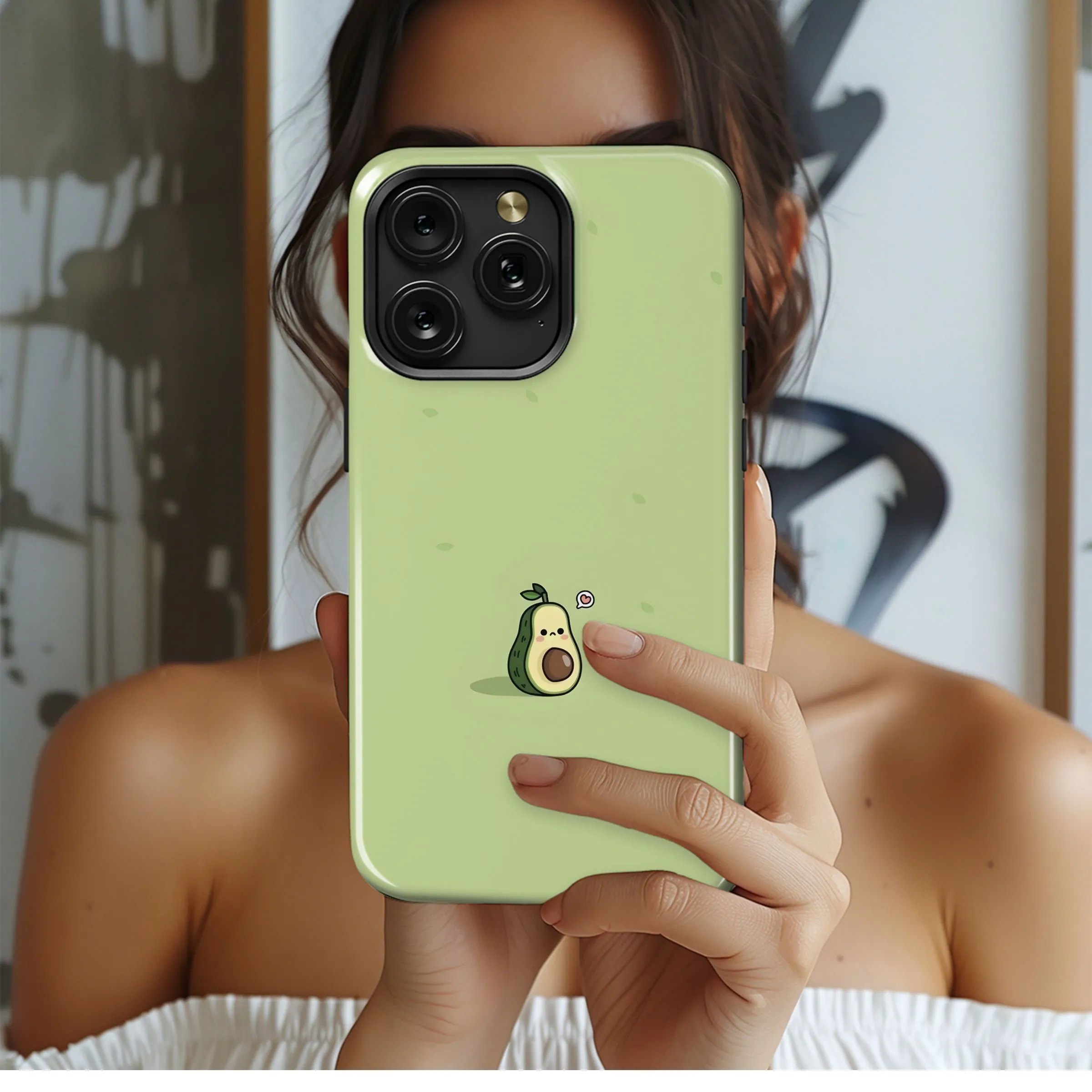 Cute Avocado Design
 Phone Case iPhone Samsung Cover Pixel 4750