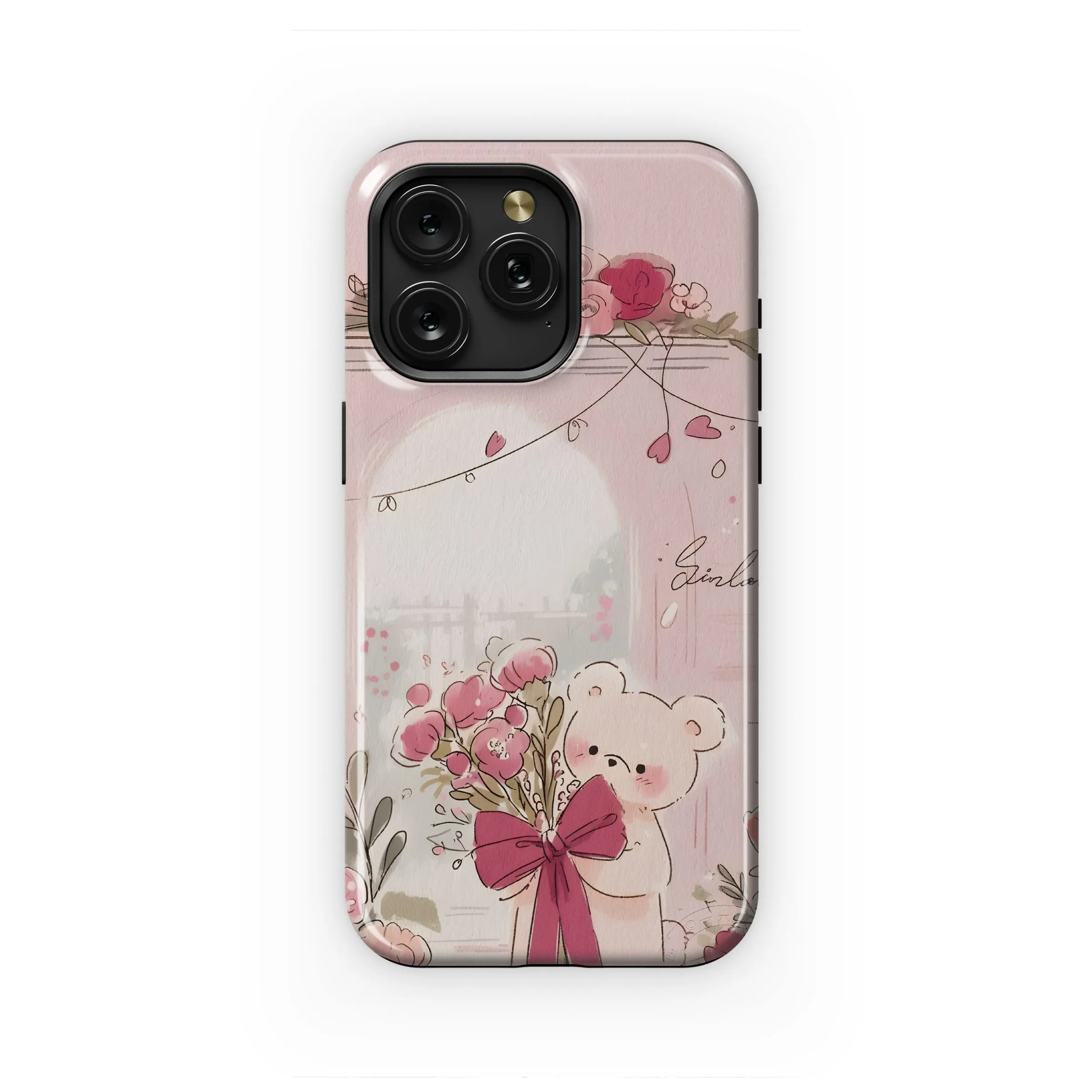 Cute Bear Bouquet
 Phone Case iPhone Samsung Cover Pixel 4761