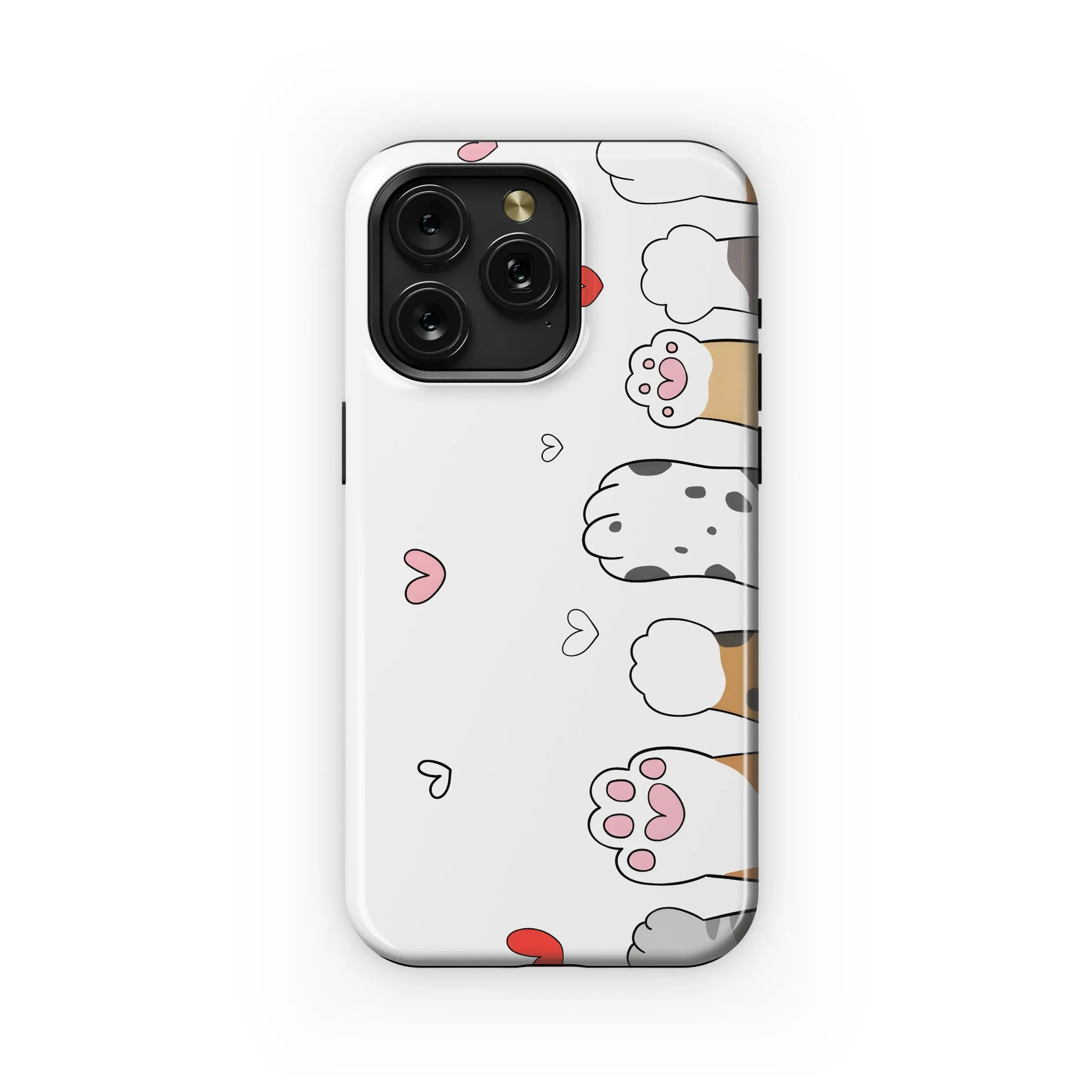 Cute Cat Paws Love
 Phone Case iPhone Samsung Cover Pixel 4727