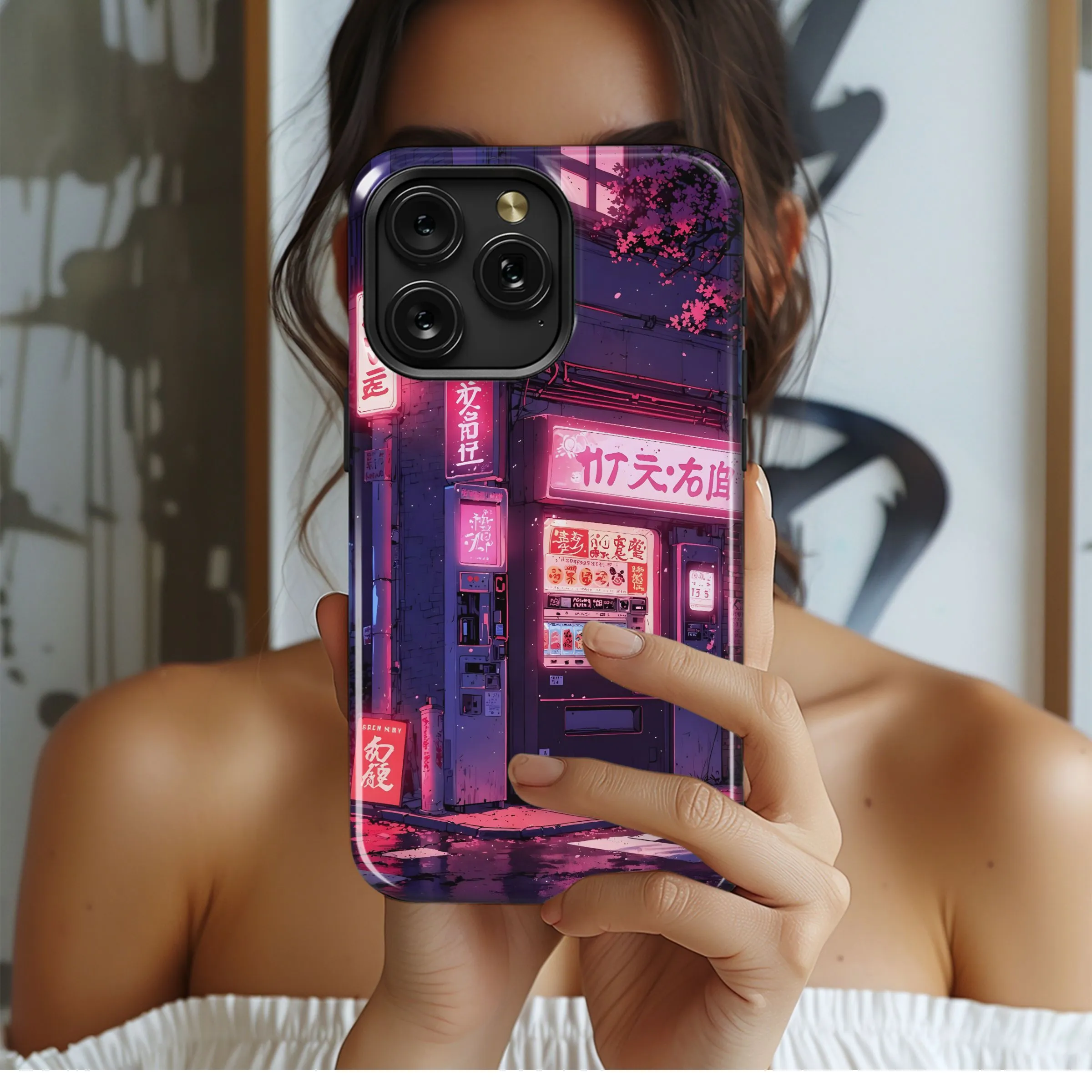 Cyberpunk City Night
 Phone Case iPhone Samsung Cover Pixel 5473
