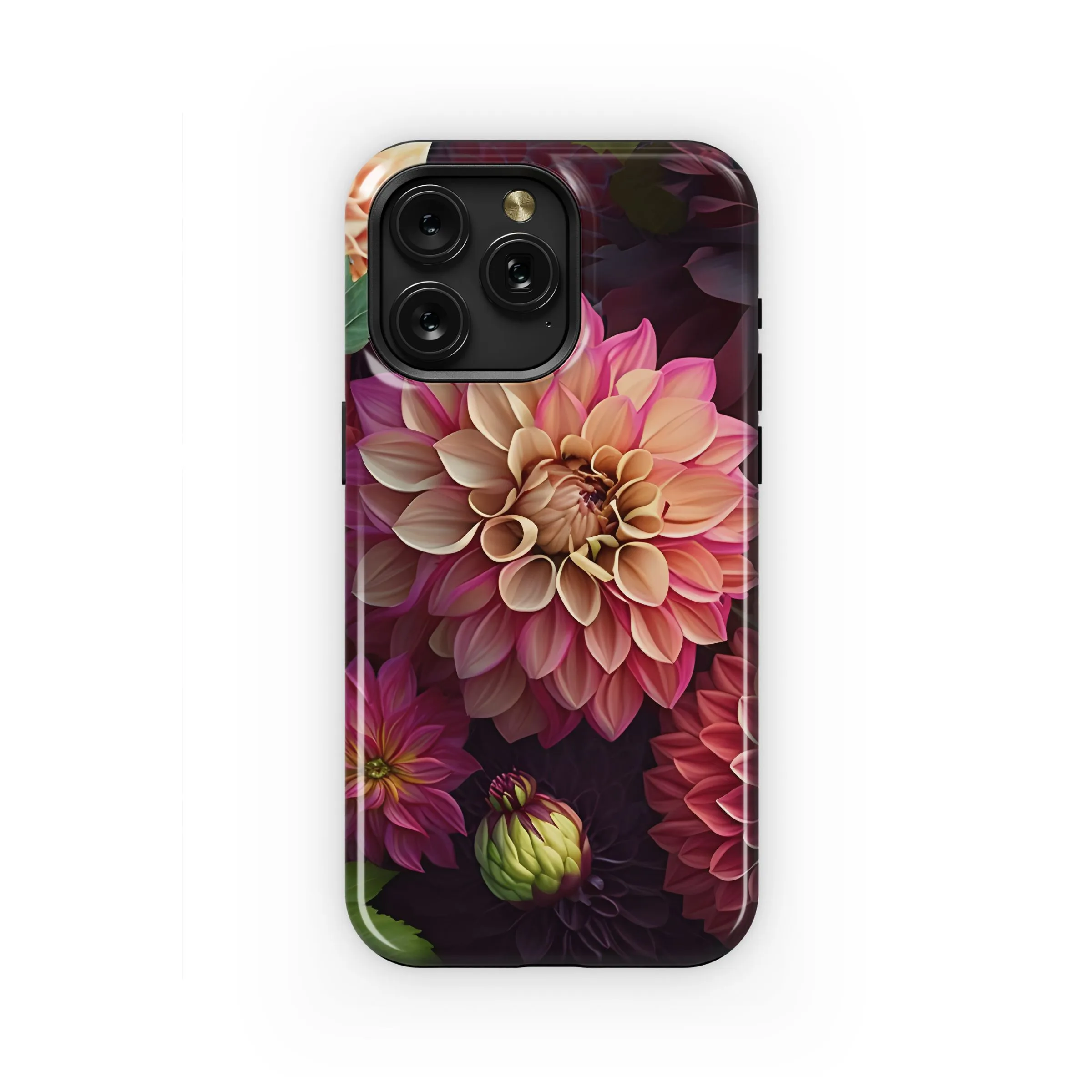 Dahlia Dream Blooms Phone Case iPhone Samsung Cover Pixel 4703