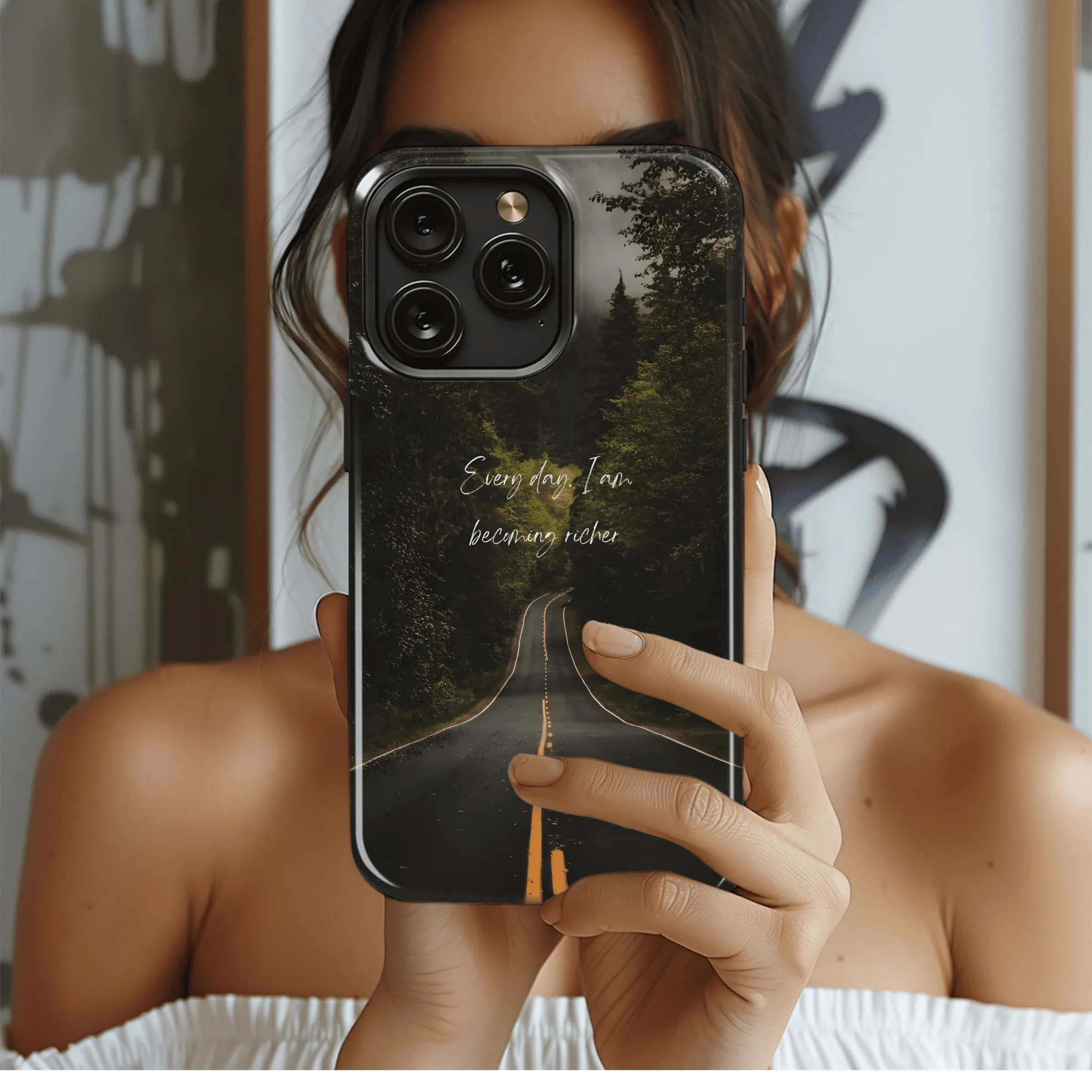 Daily Becoming Richer
 Phone Case iPhone Samsung Cover Pixel 4630