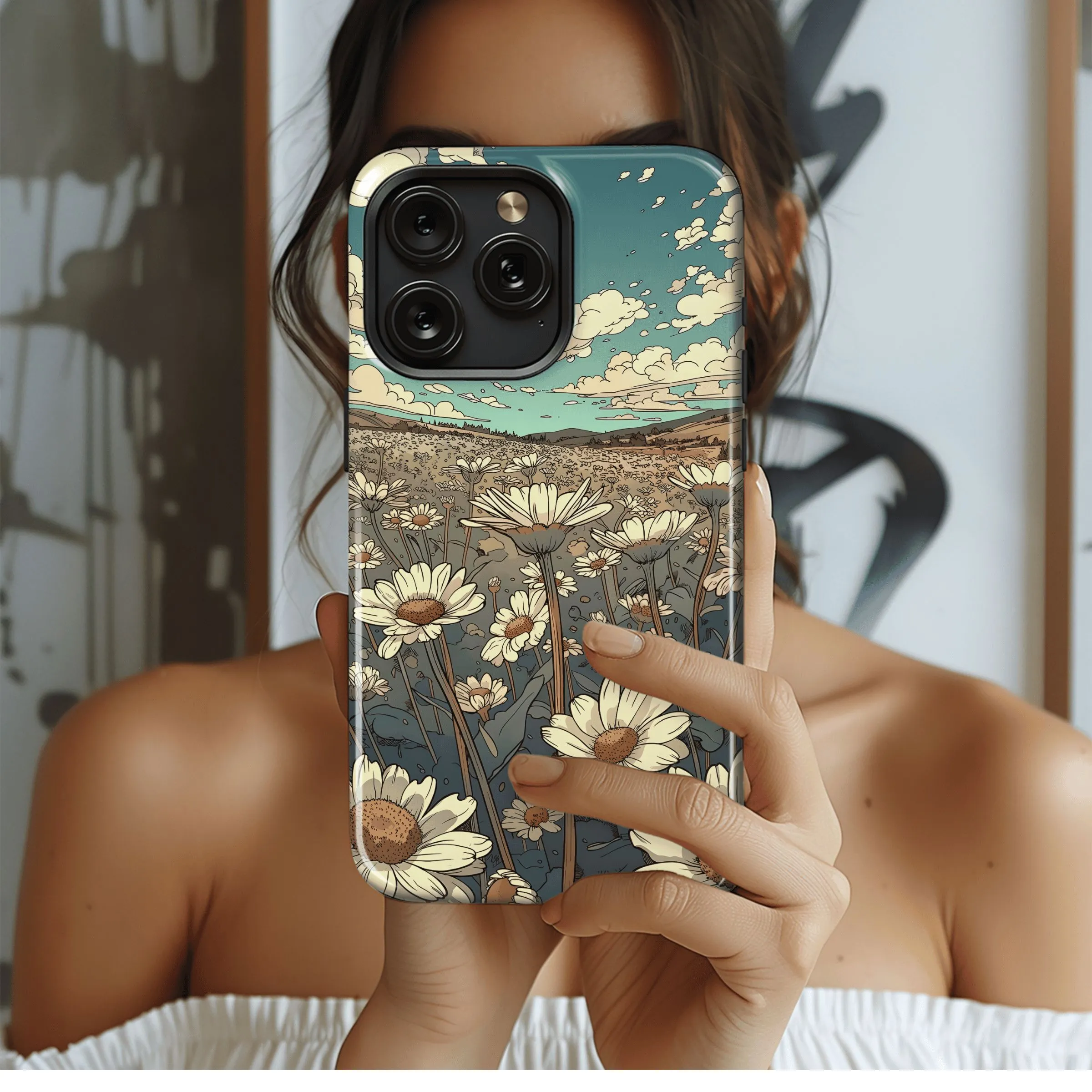 Daisy Field Dream
 Phone Case iPhone Samsung Cover Pixel 4553