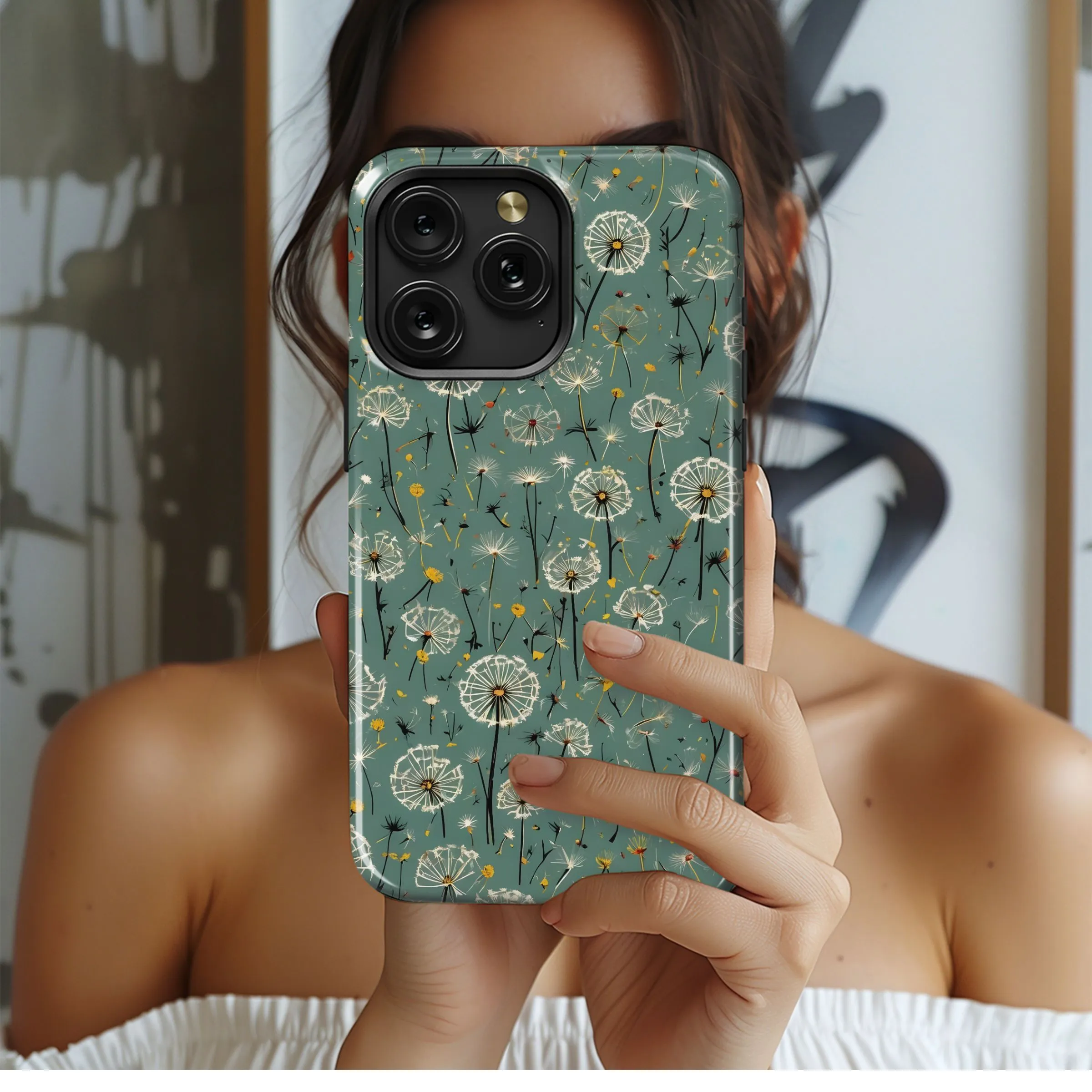Dandelion Dreamscape Phone Case iPhone Samsung Cover Pixel 4905