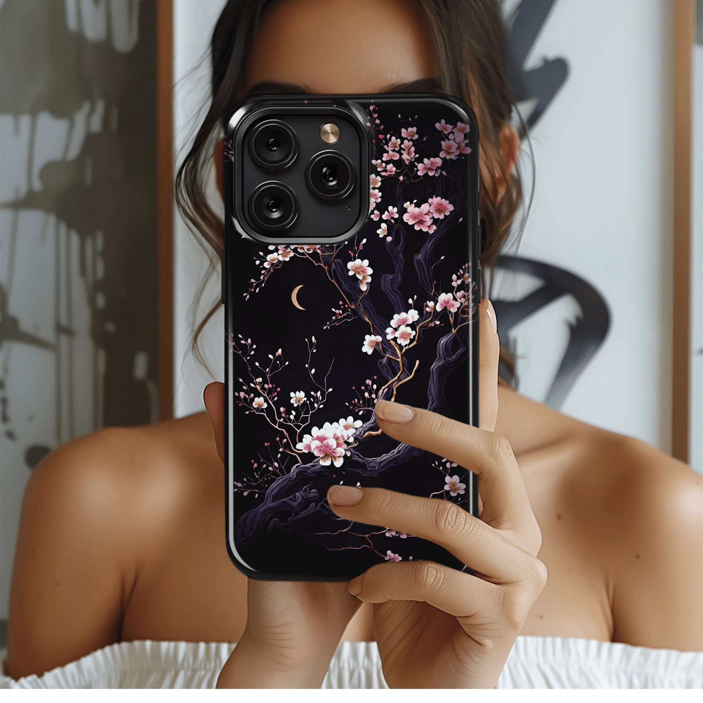 Dark Bloom Night
 Phone Case iPhone Samsung Cover Pixel 4647