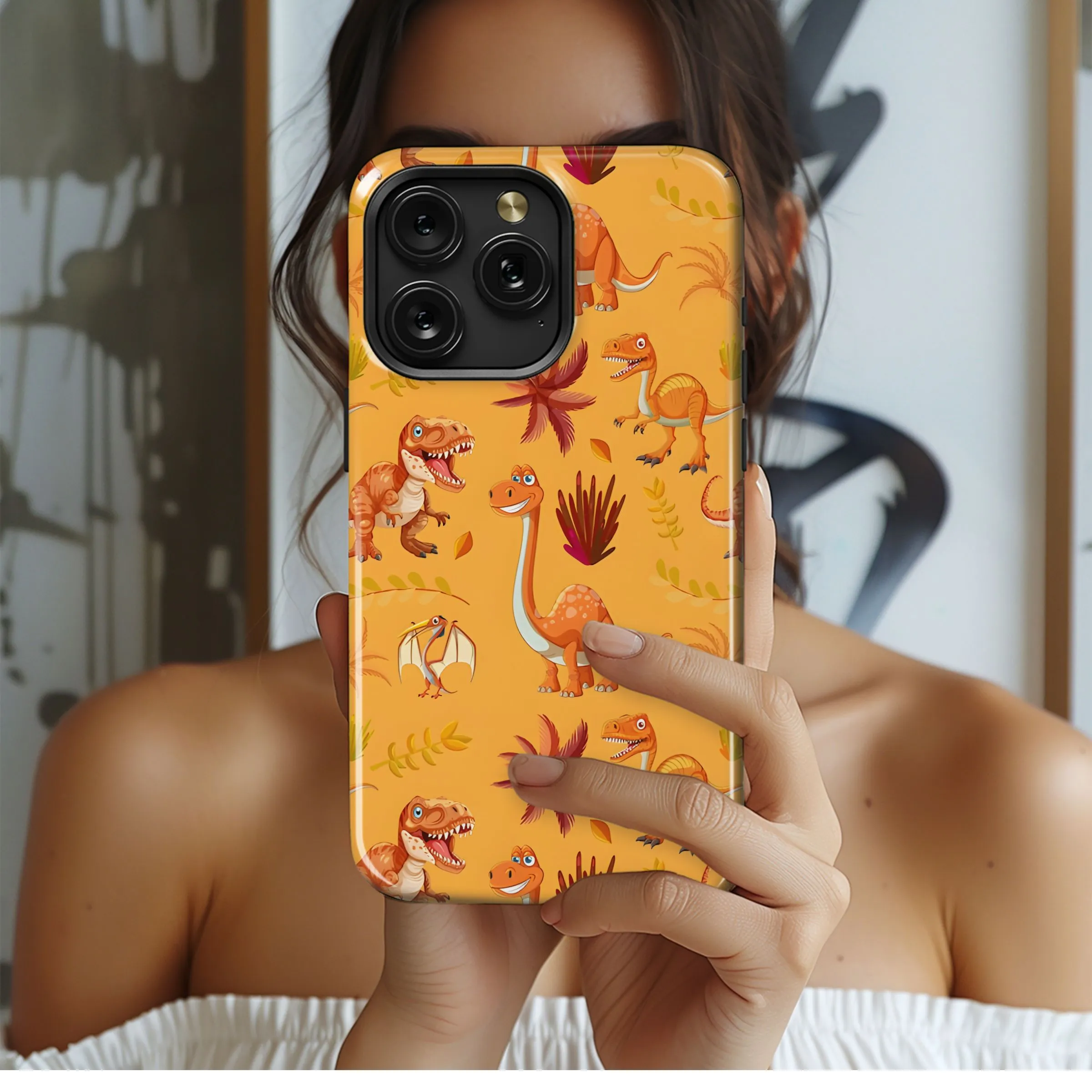 Dino Land Pattern
 Phone Case iPhone Samsung Cover Pixel 5203