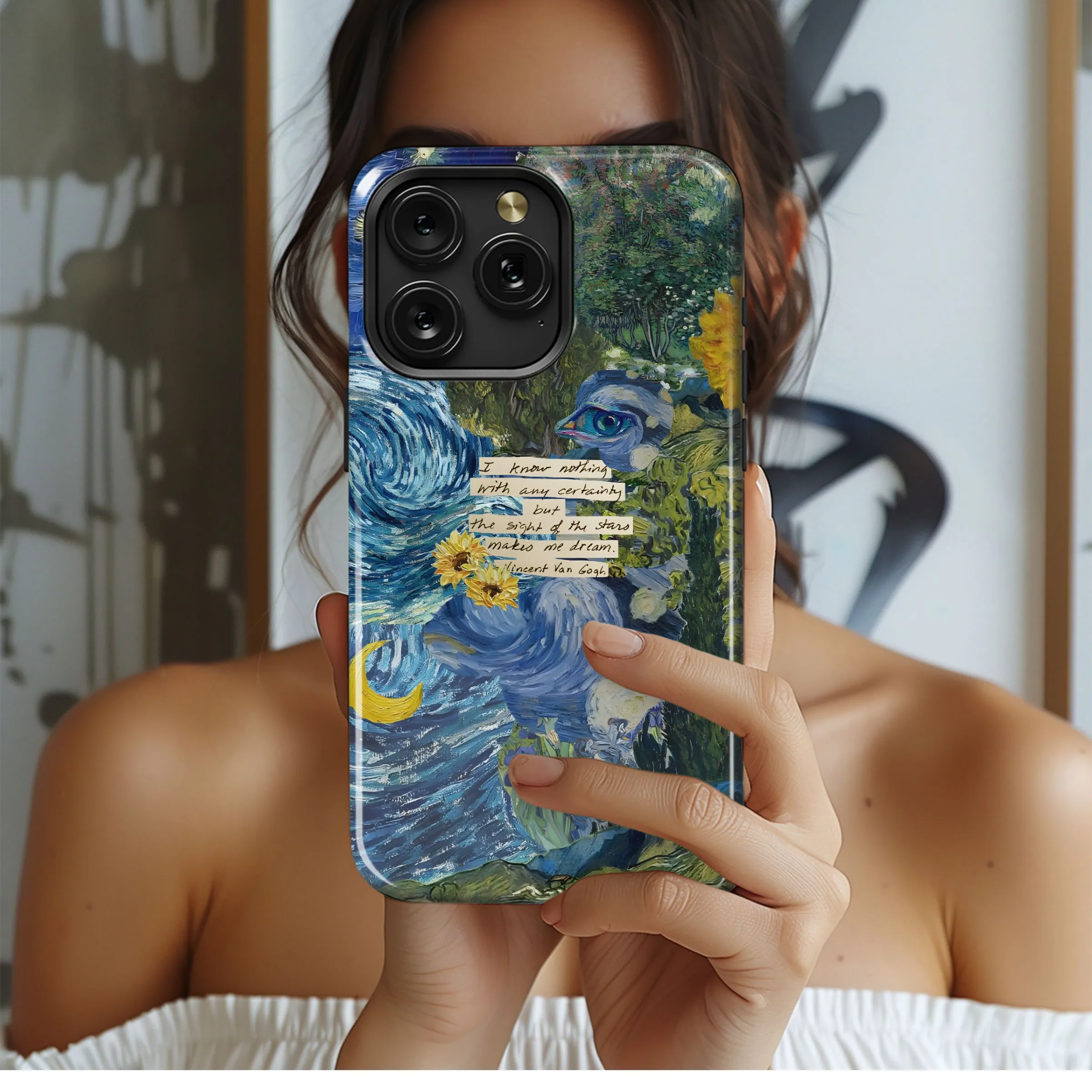 Dreaming Van Gogh Collage Phone Case iPhone Samsung Cover Pixel 4981