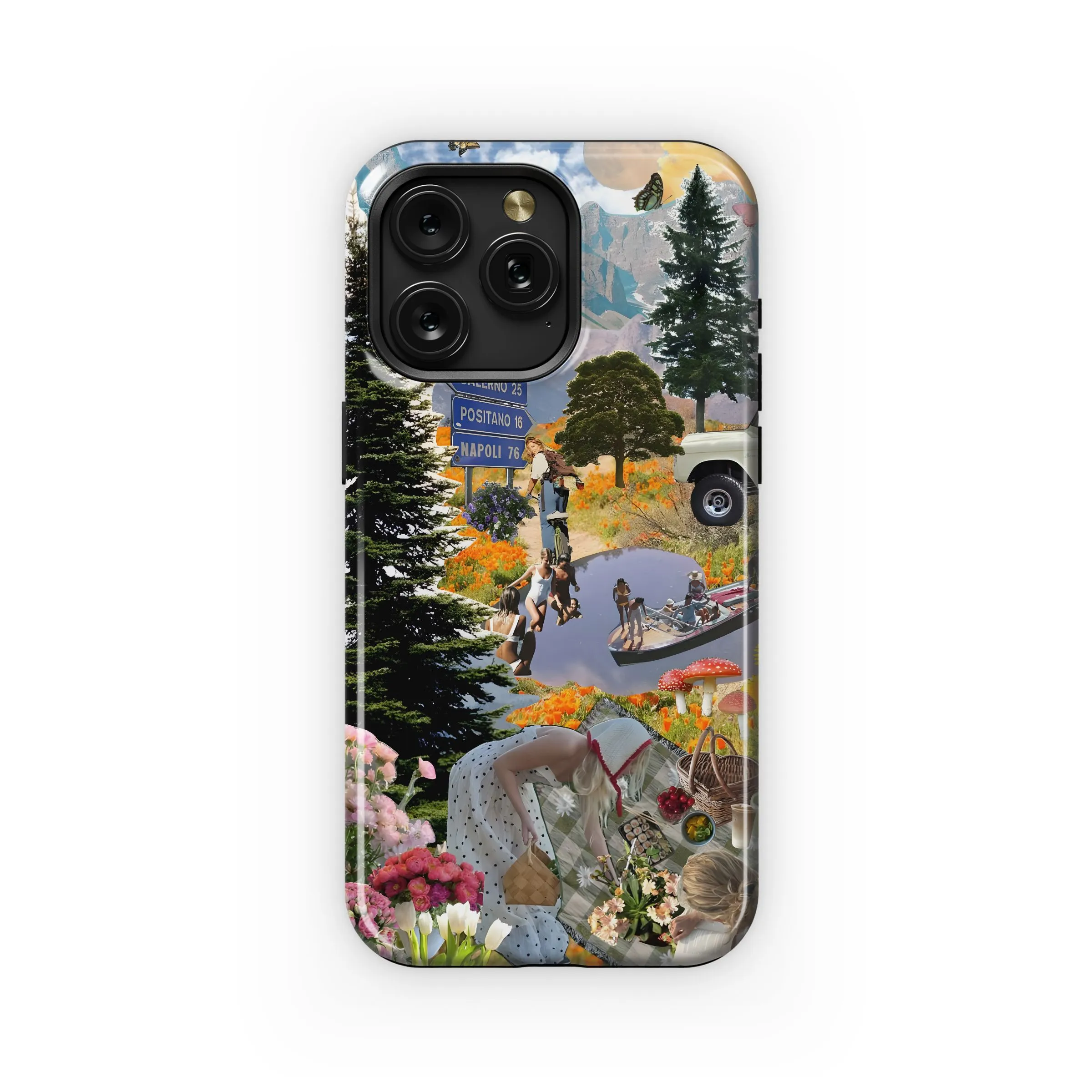 Dreamy Italian Summer Collage Phone Case iPhone Samsung Cover Pixel 4972