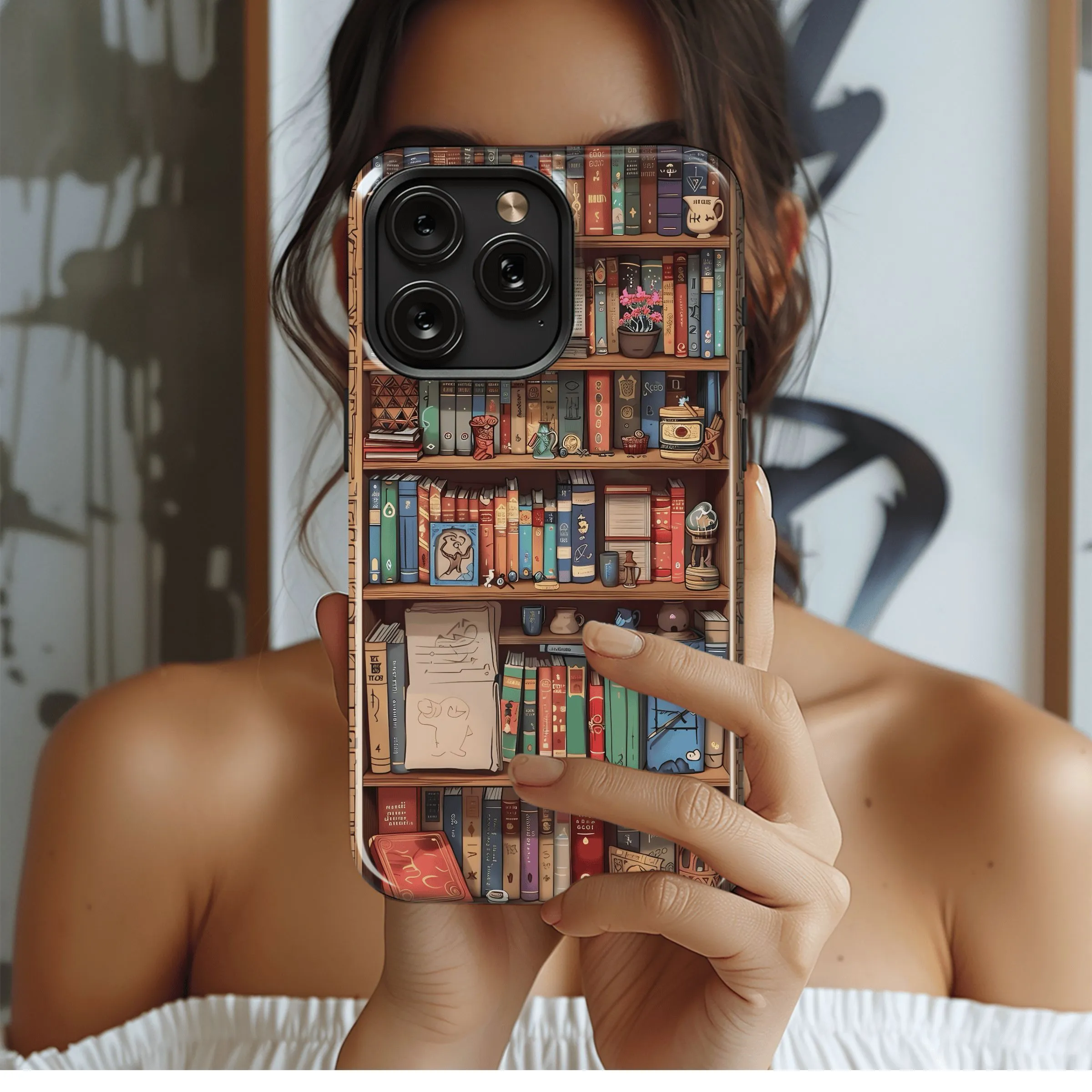 Enchanted Library
 Phone Case iPhone Samsung Cover Pixel 4563