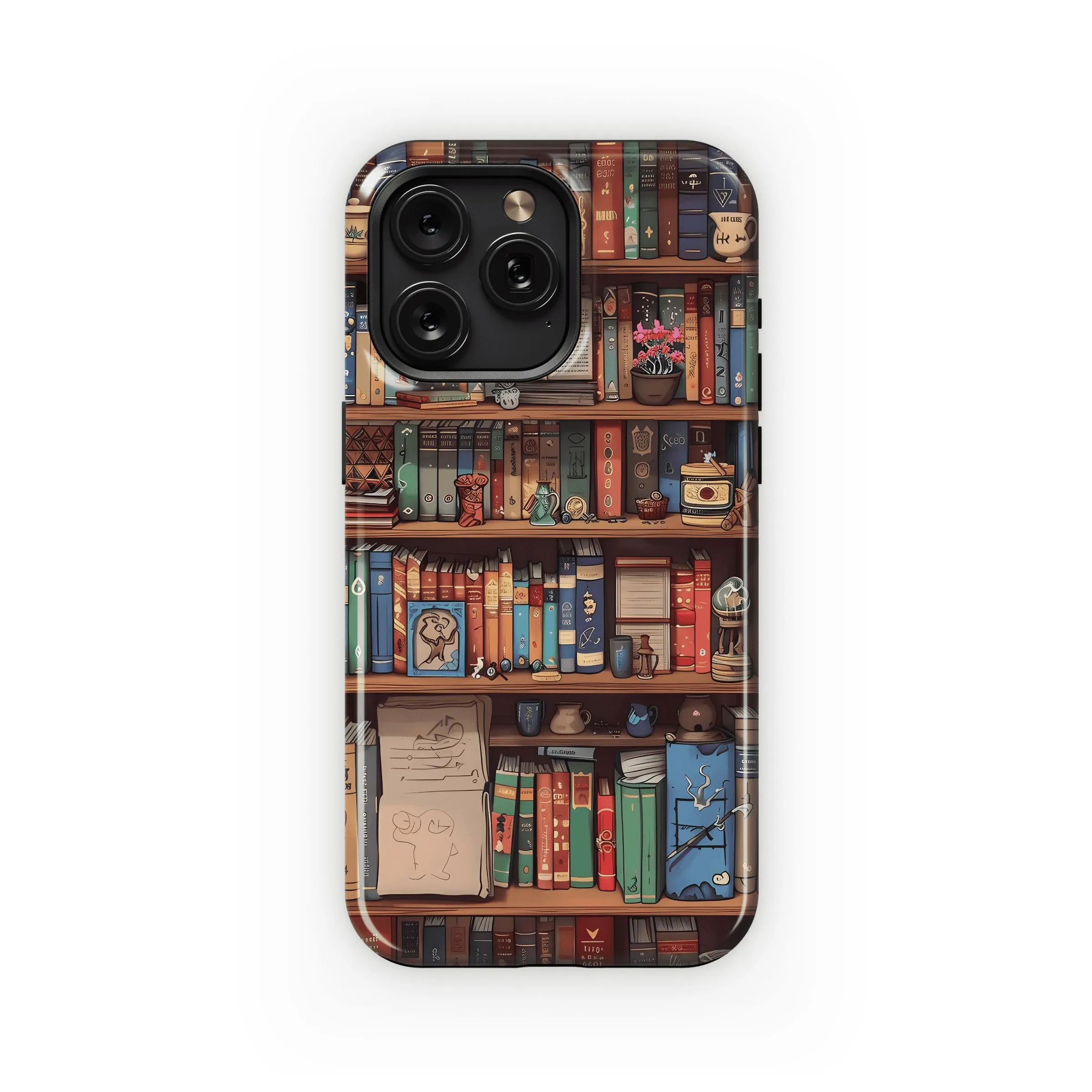 Enchanted Library Shelves
 Phone Case iPhone Samsung Cover Pixel 4561