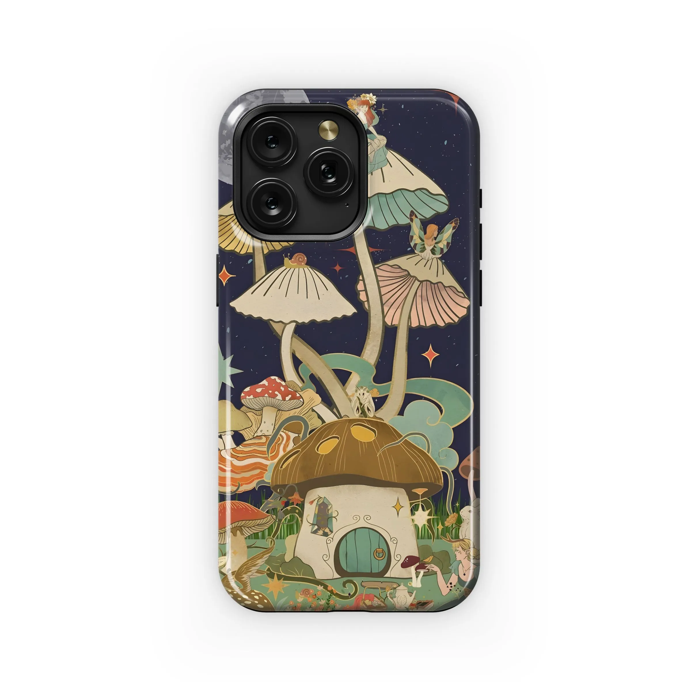 Enchanted Mushroom Home
 Phone Case iPhone Samsung Cover Pixel 4728