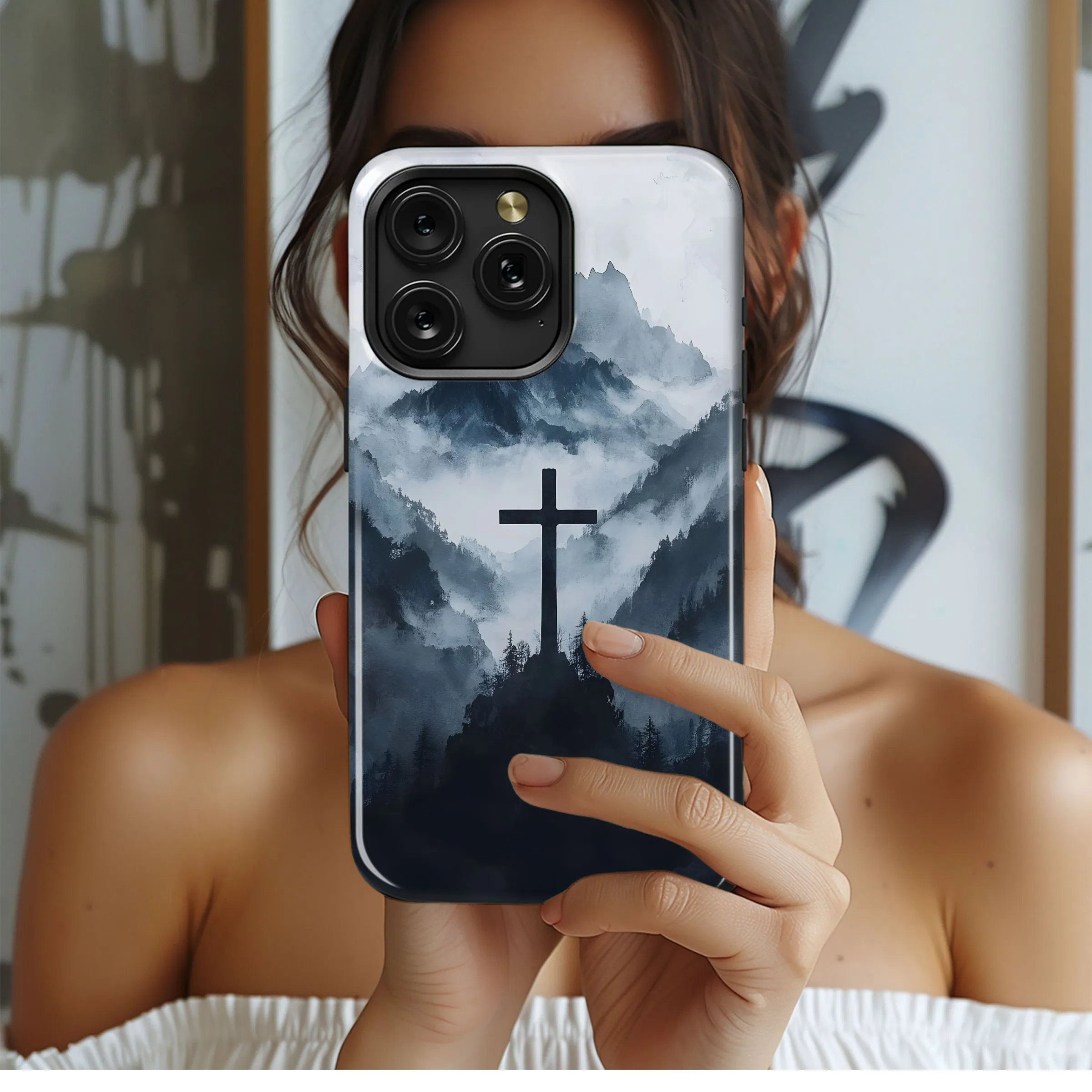Faithful Mountains Majesty Phone Case iPhone Samsung Cover Pixel 5009