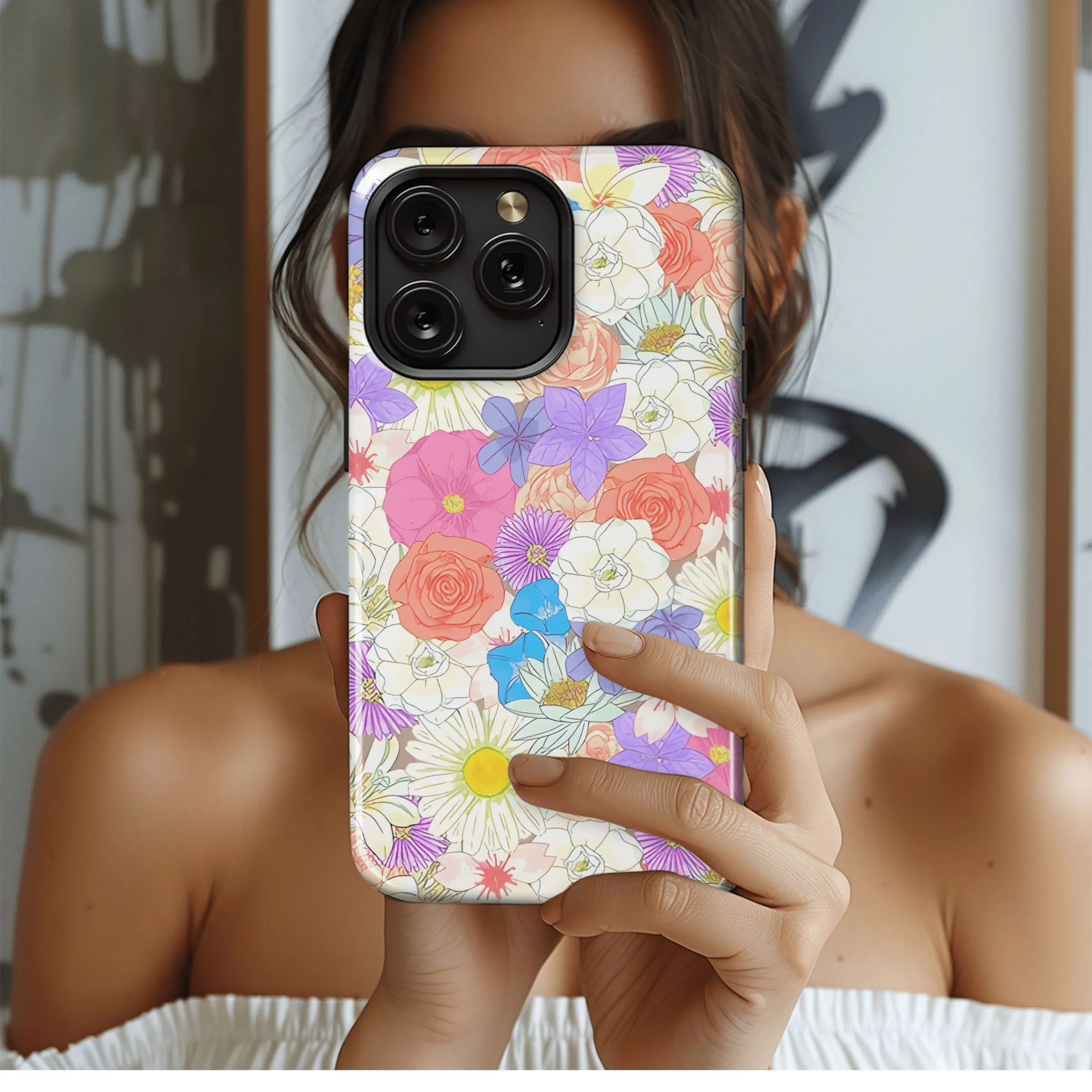 Floral Bloom Delight
 Phone Case iPhone Samsung Cover Pixel 4584
