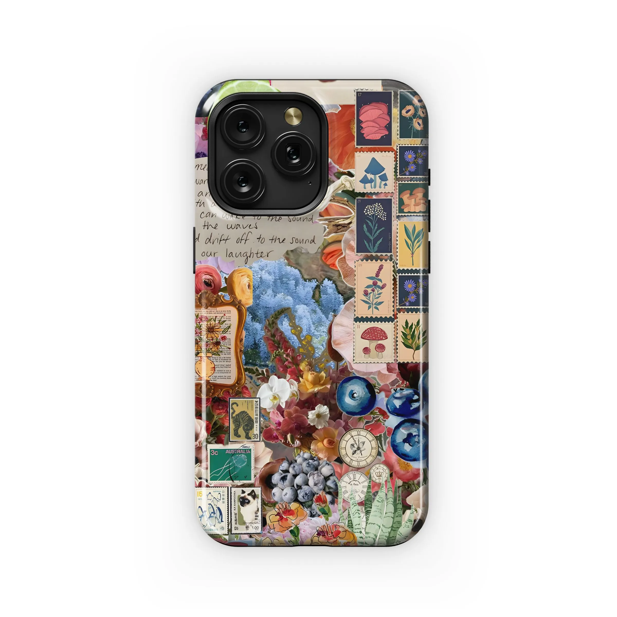 Floral Collage Dreamscape Phone Case iPhone Samsung Cover Pixel 4964