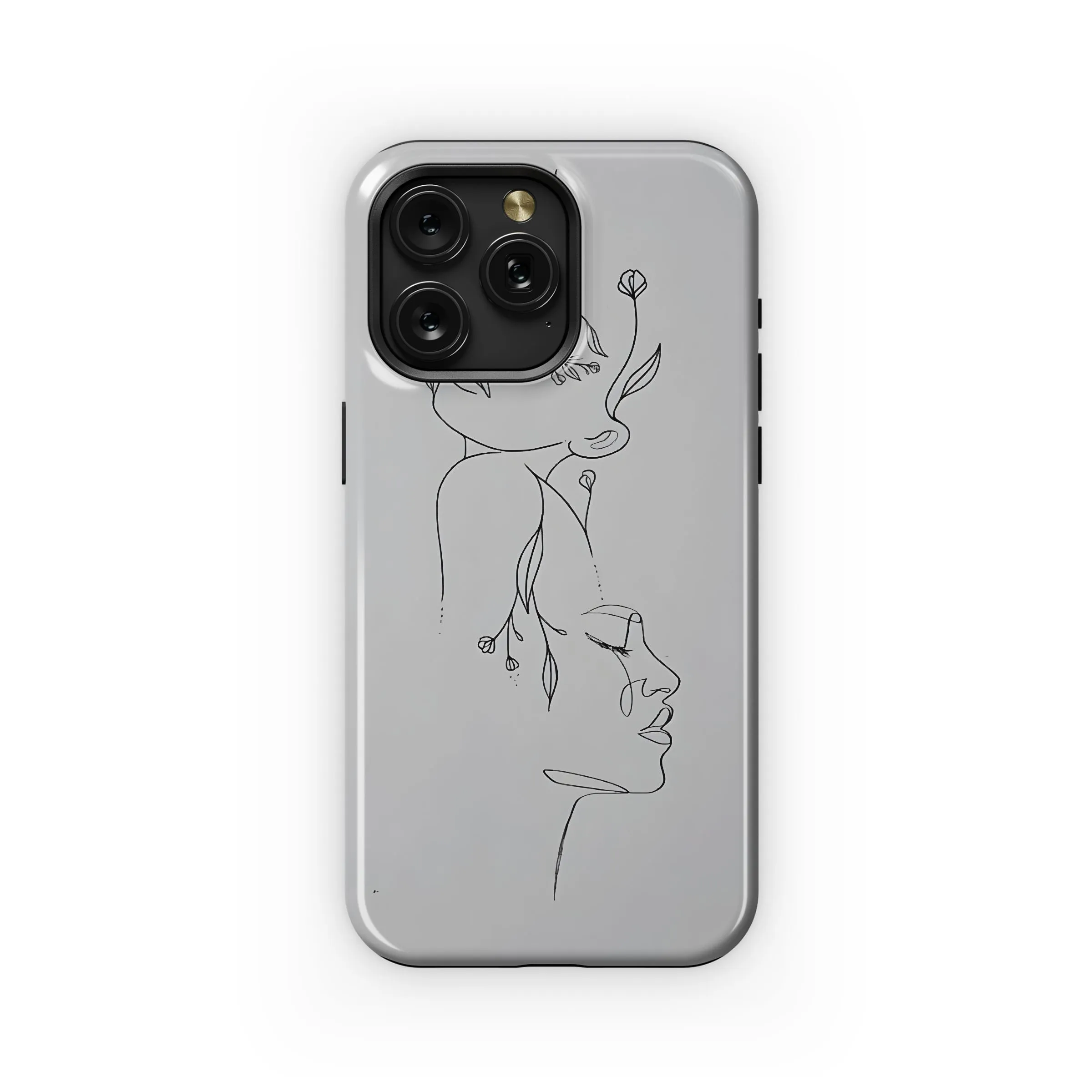 Floral Face Line Art
 Phone Case iPhone Samsung Cover Pixel 4763
