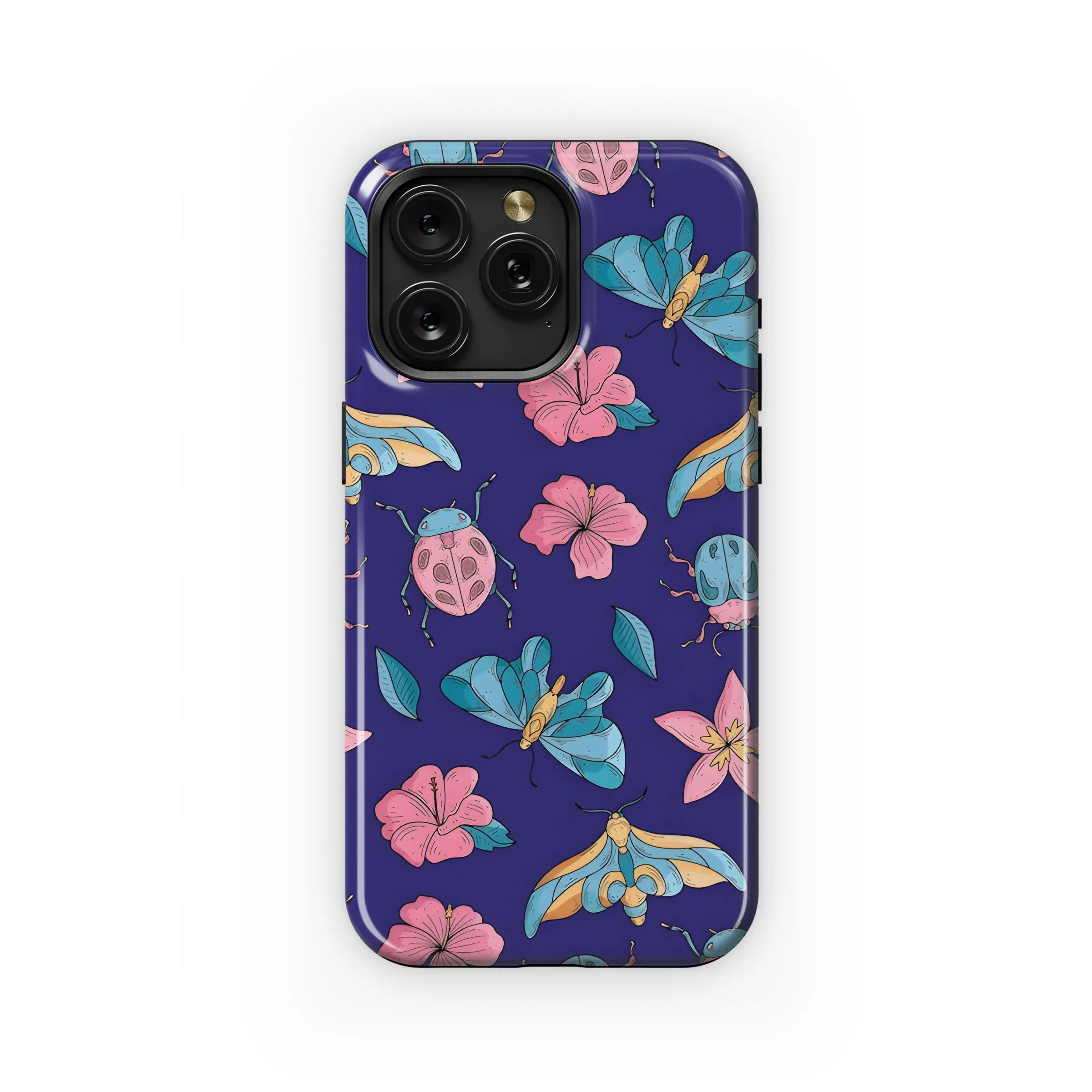 Floral Insect Garden Pattern Phone Case iPhone Samsung Cover Pixel 5209