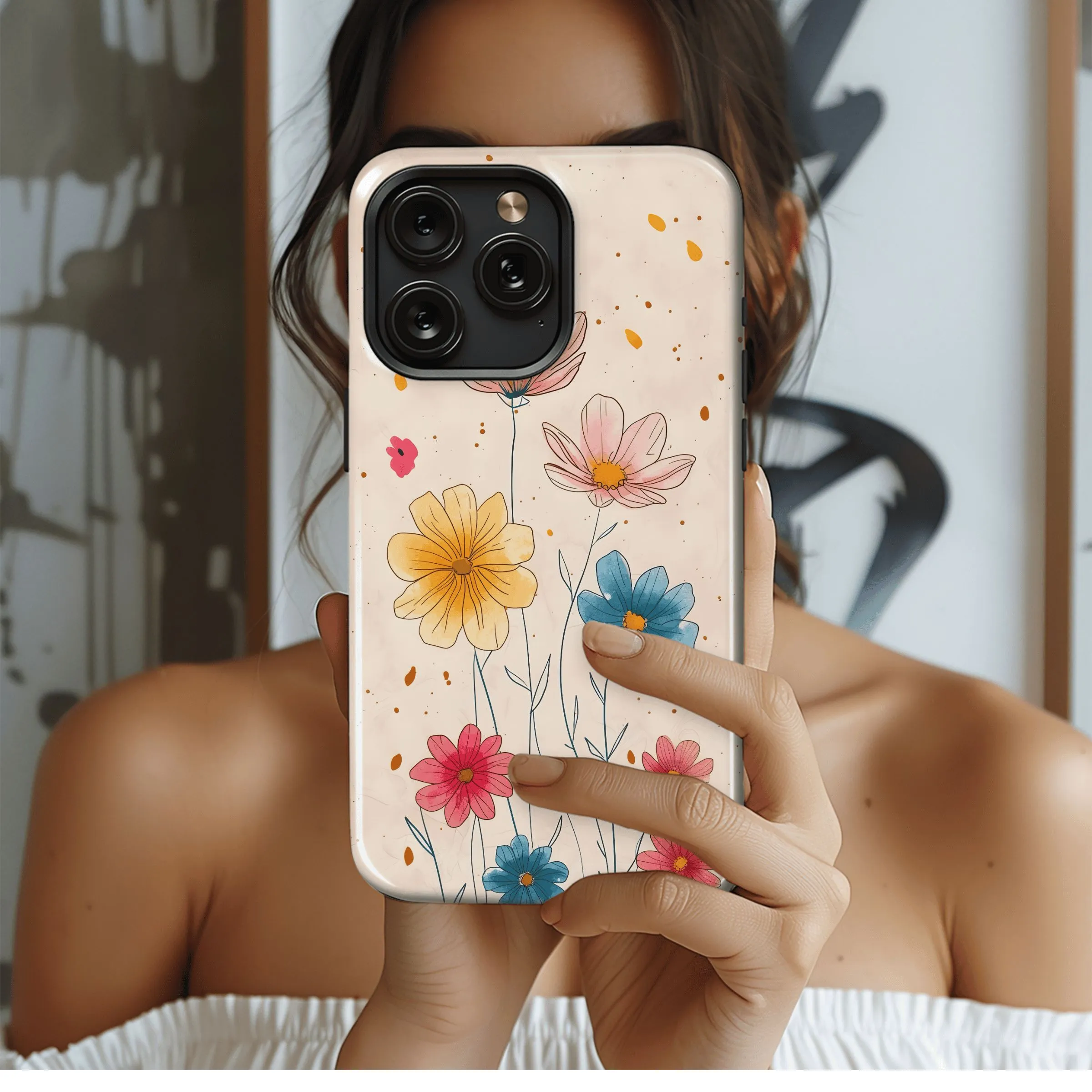 Floral Meadow Design
 Phone Case iPhone Samsung Cover Pixel 4467