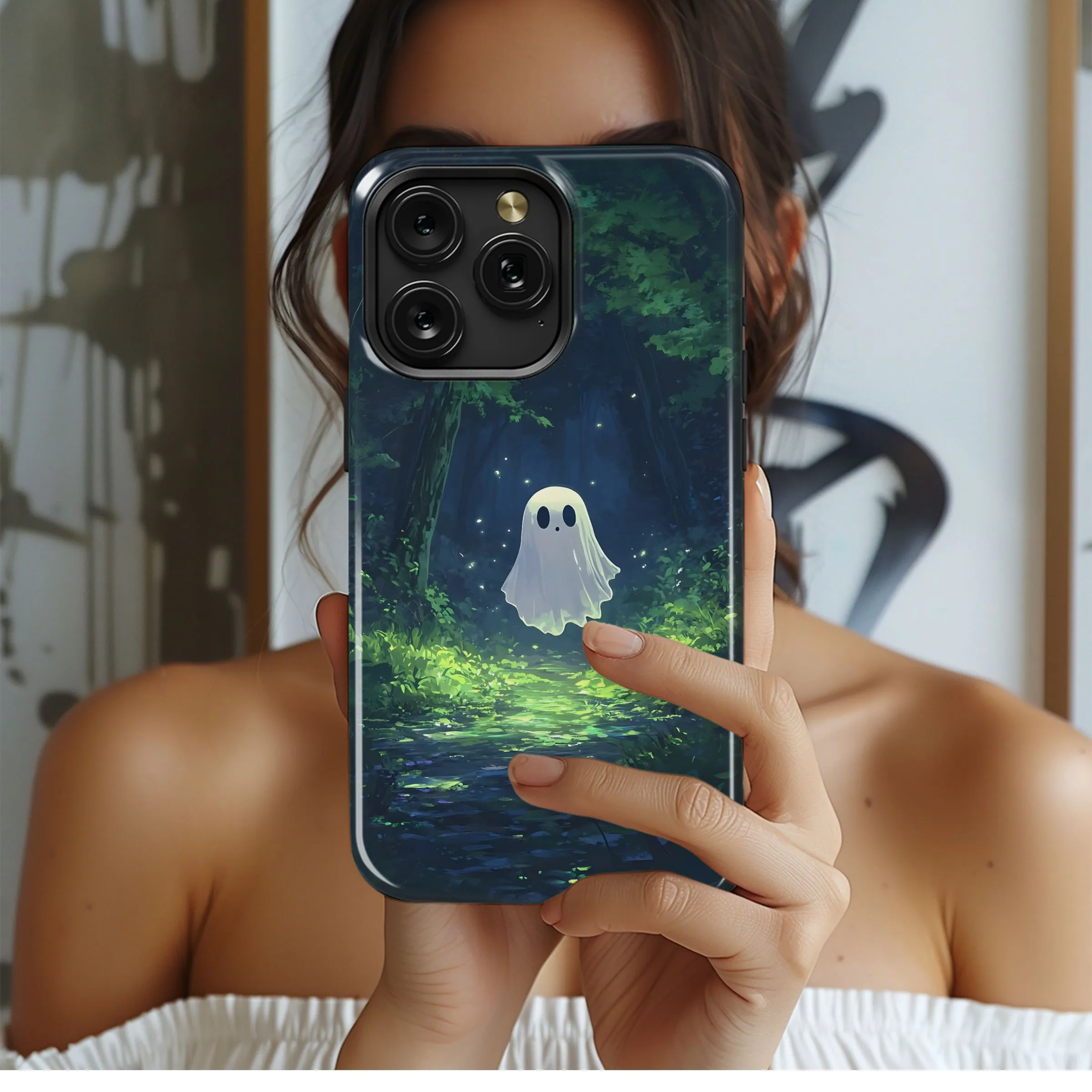 Forest Spirit Ghost
 Phone Case iPhone Samsung Cover Pixel 5502