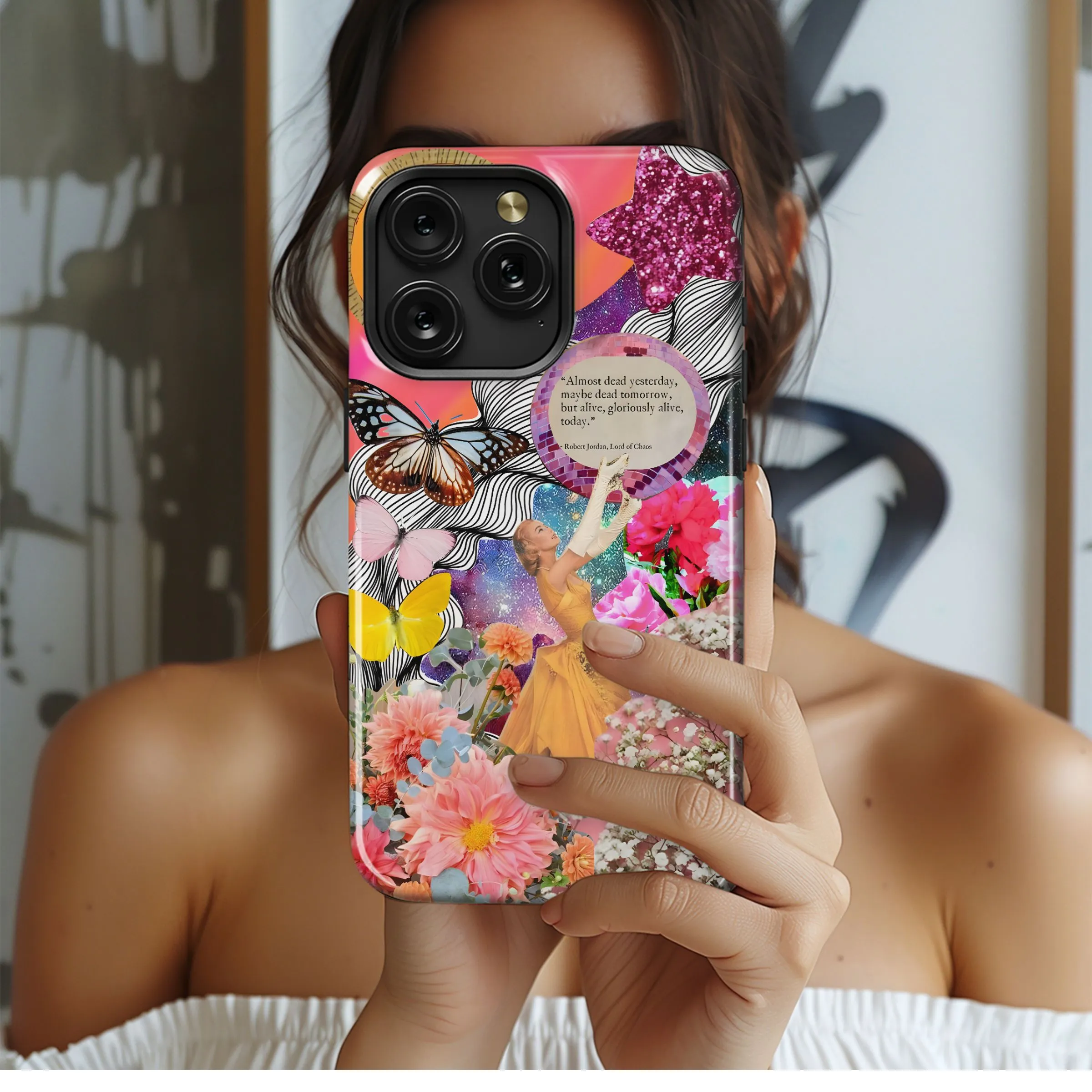 Gloriously Alive Today Design Phone Case iPhone Samsung Cover Pixel 4977
