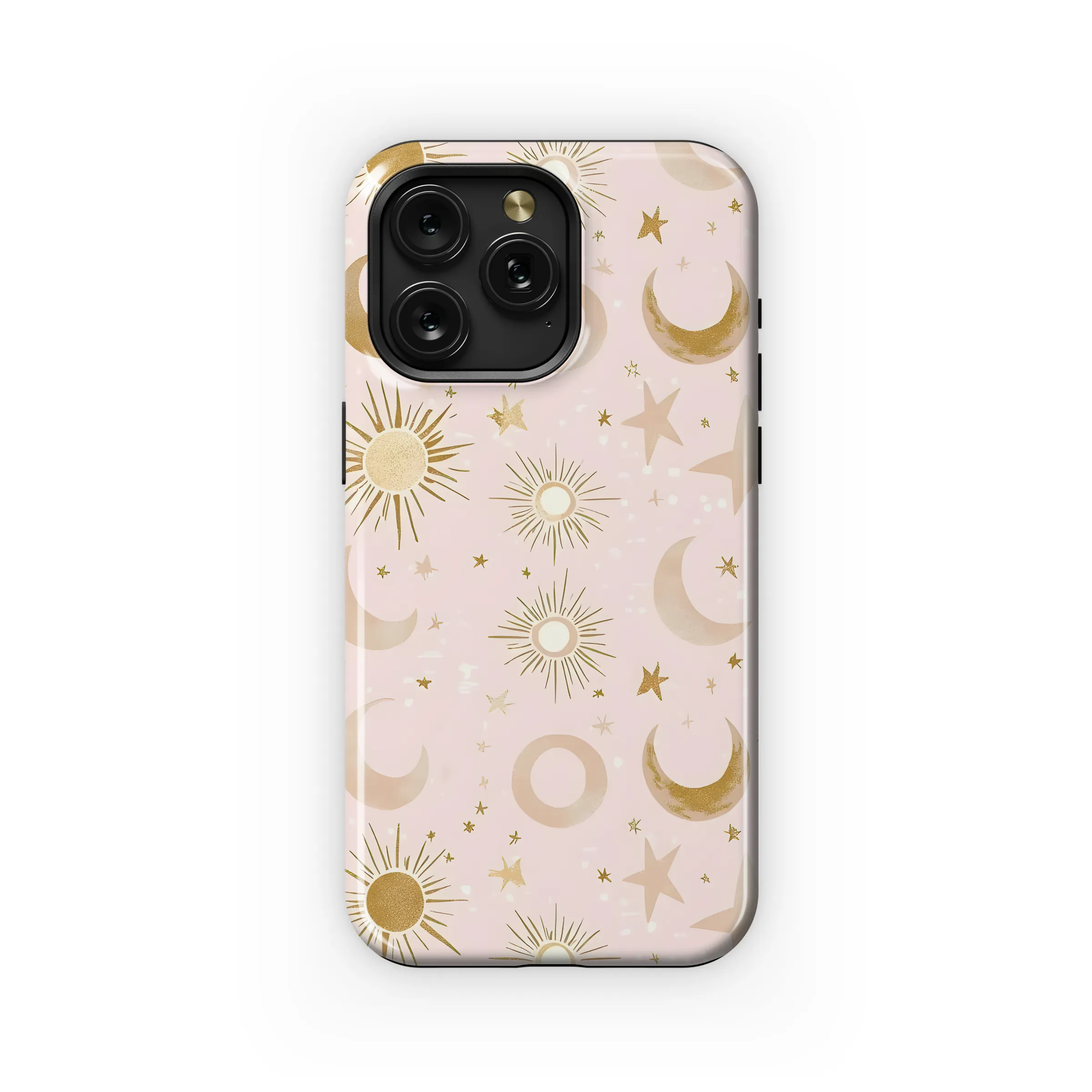 Golden Stardust and Blush Dreams Phone Case iPhone Samsung Cover Pixel 6299